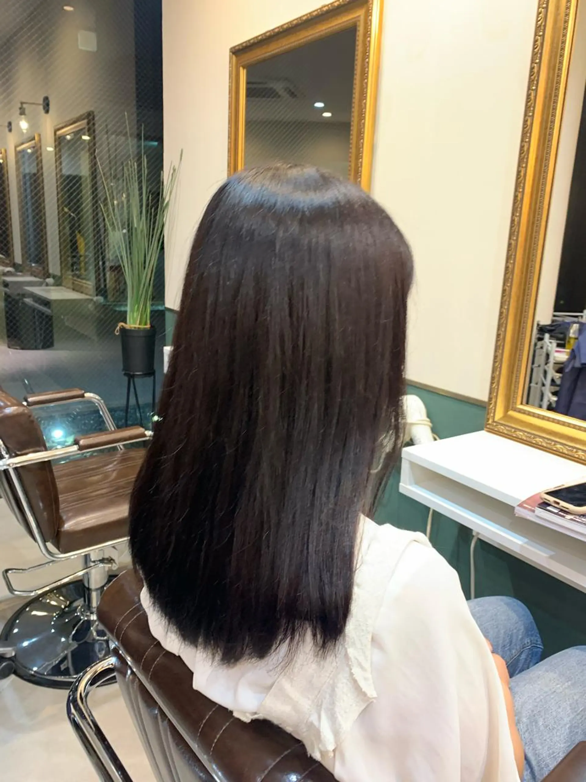 ロング 大木 華のヘアスタイル