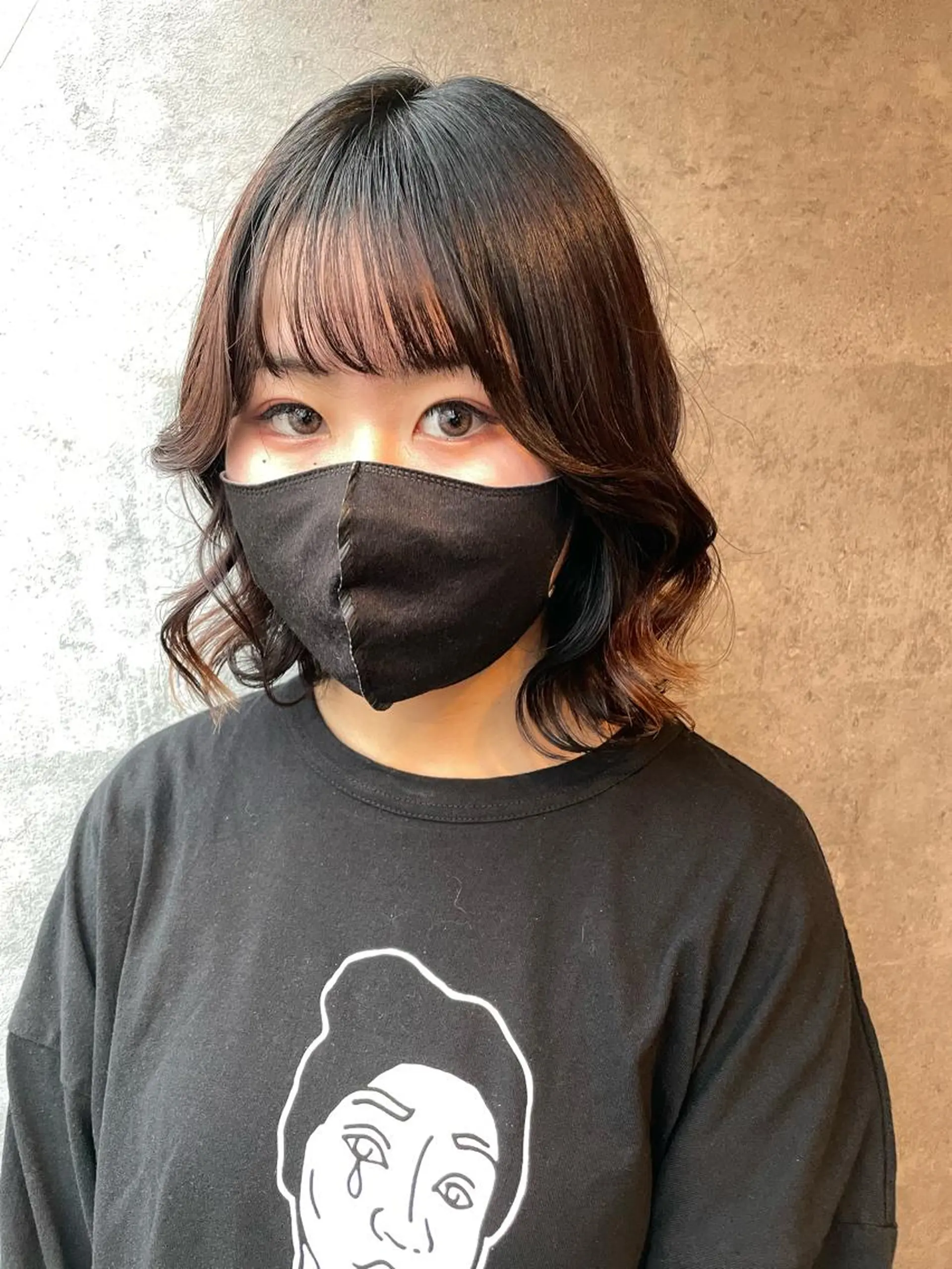 ショート タンバルモリ 韓国風ヘア 小顔カット アワ ダイキのヘアスタイル