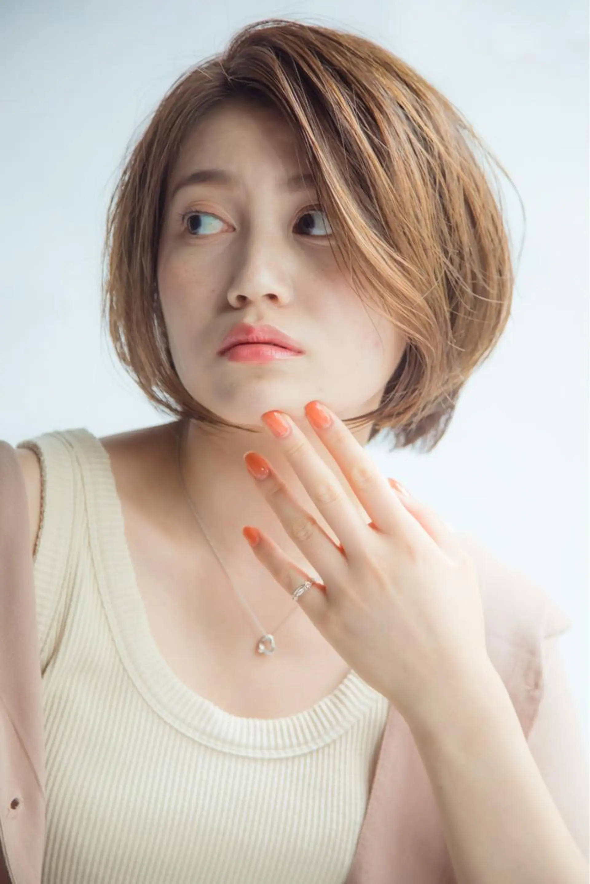 ショート ショートヘア 小顔カット Fi-Ne吉祥寺店所属・プルエクステ モデル募集蛇石のヘアスタイル
