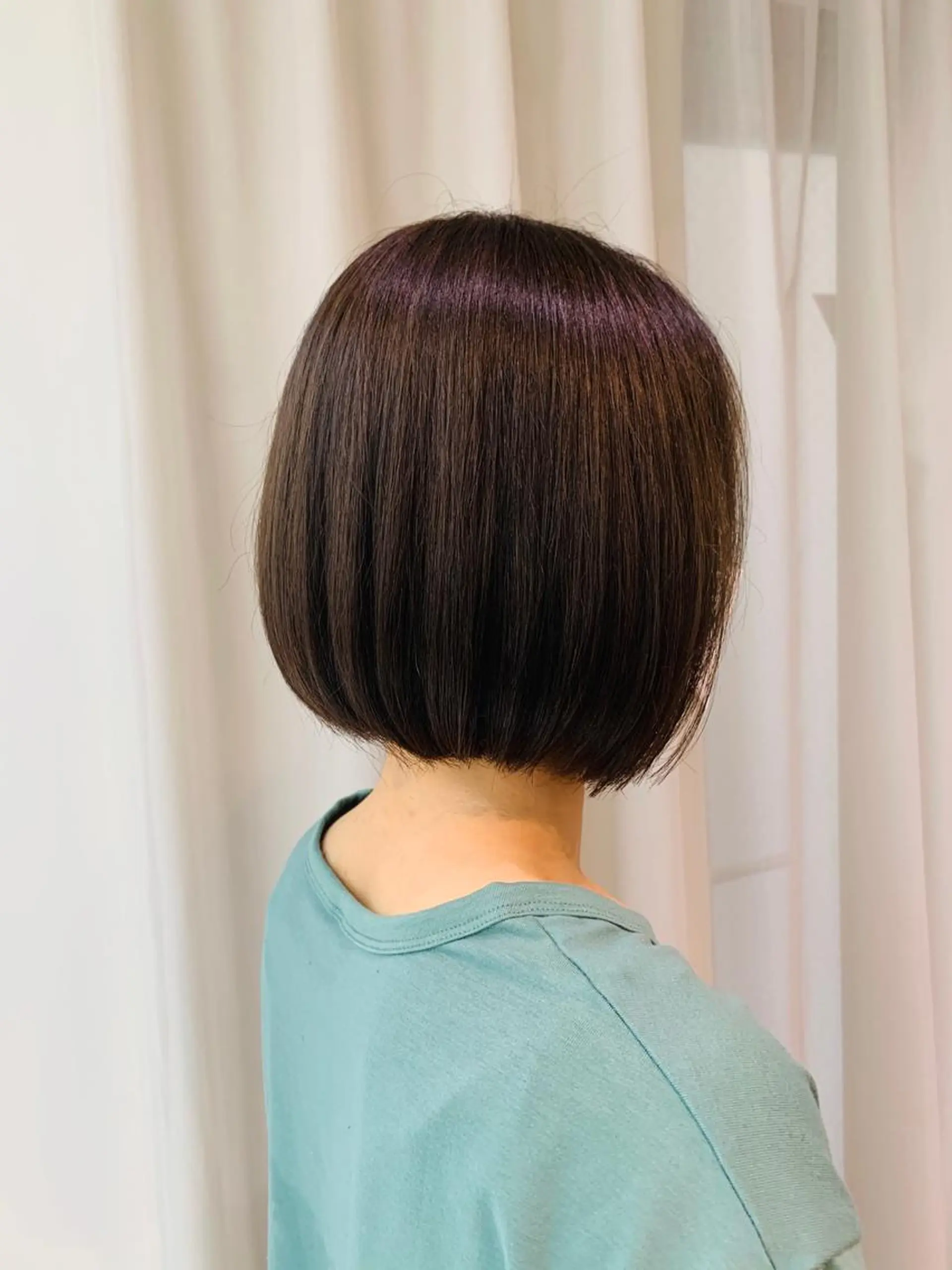 ショート カラー ボブ カット ヘアカラー トリートメント salowin新宿三丁目店所属・🖤小顔ボブ/ウルフ レイヤー🖤山本諒のヘアスタイル