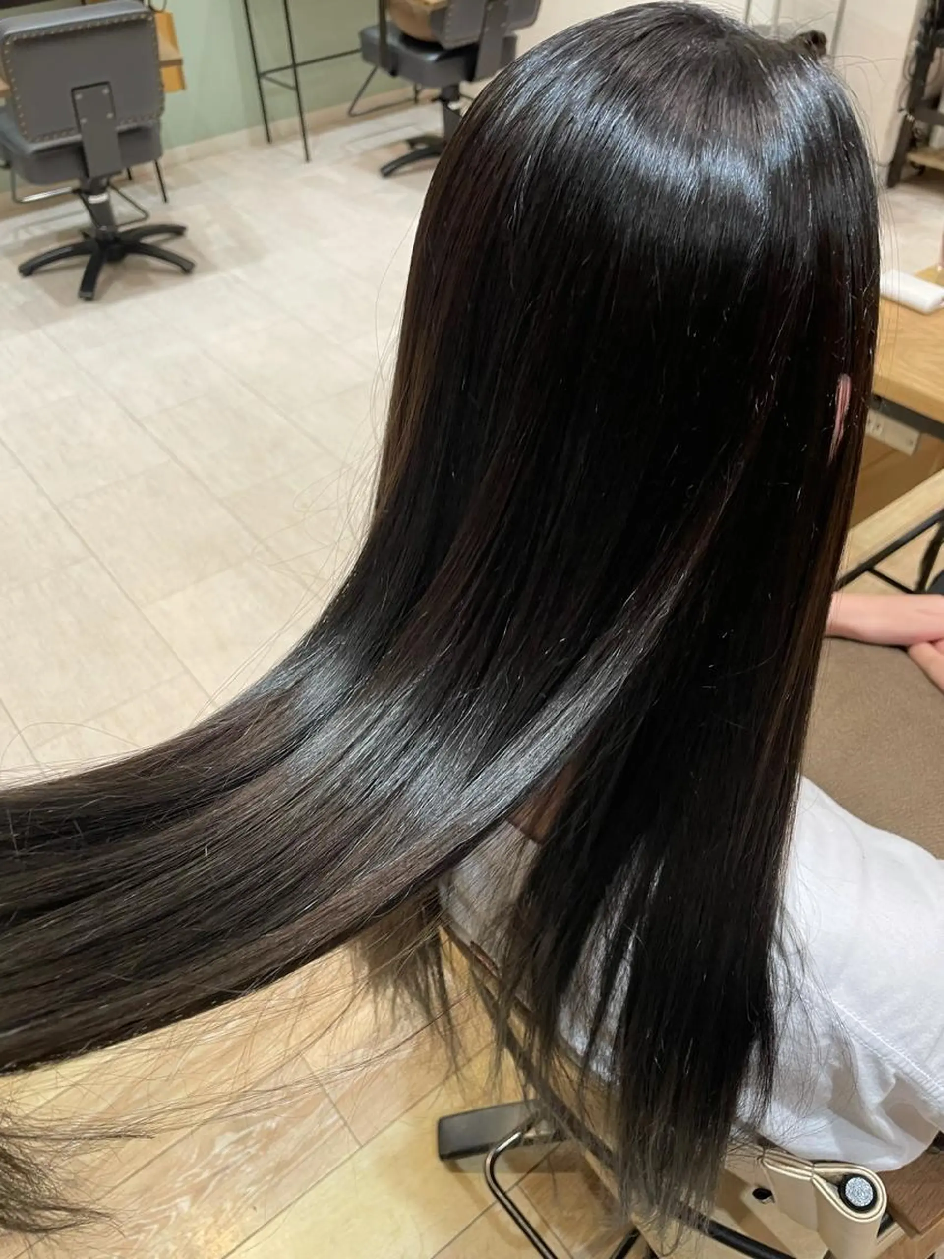 ロング 縮毛矯正 トリートメント Ma hoのヘアスタイル