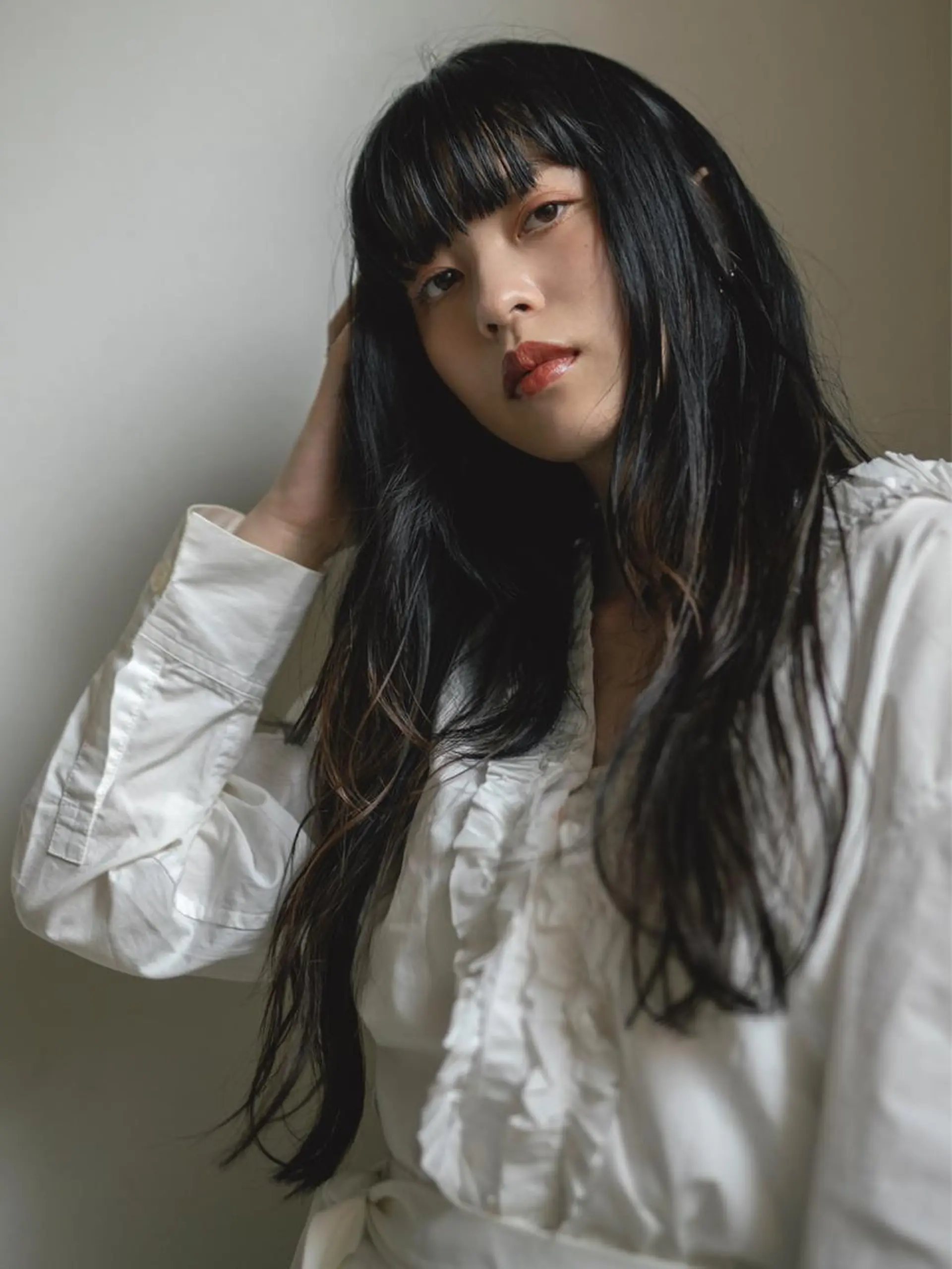 ロング パーマ 🎀ハイトーン/レイ ヤー/Reina🎀のヘアスタイル