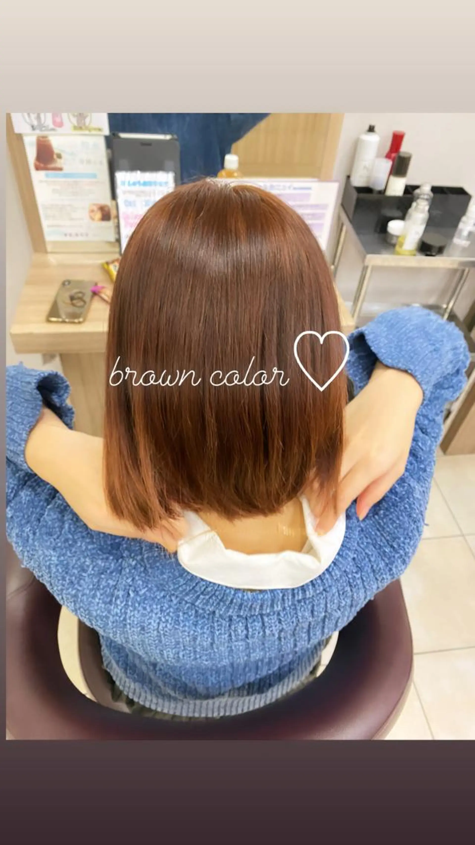 ミディアム カラー GATE.所属・🫧うる艶color 🩵綾🌙のヘアスタイル