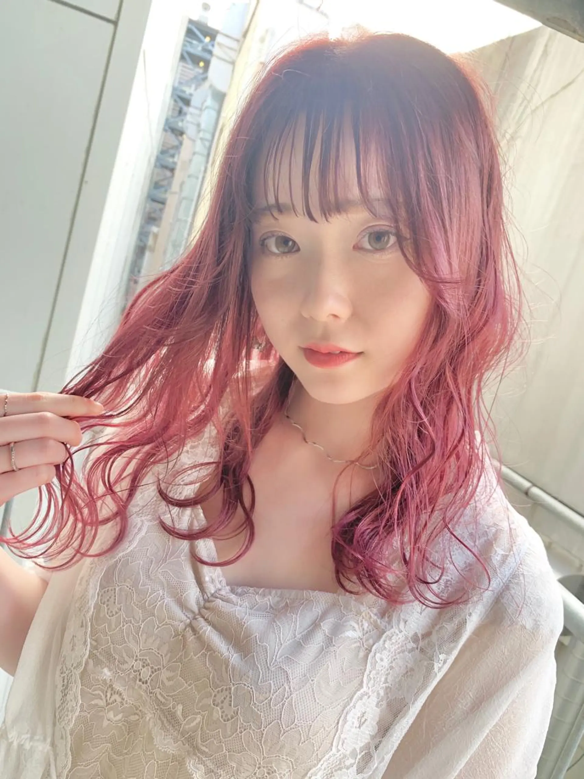 ミディアム ヘアカラー トリートメント 完全個室サロン💐 代表取締役💐梶谷のヘアスタイル