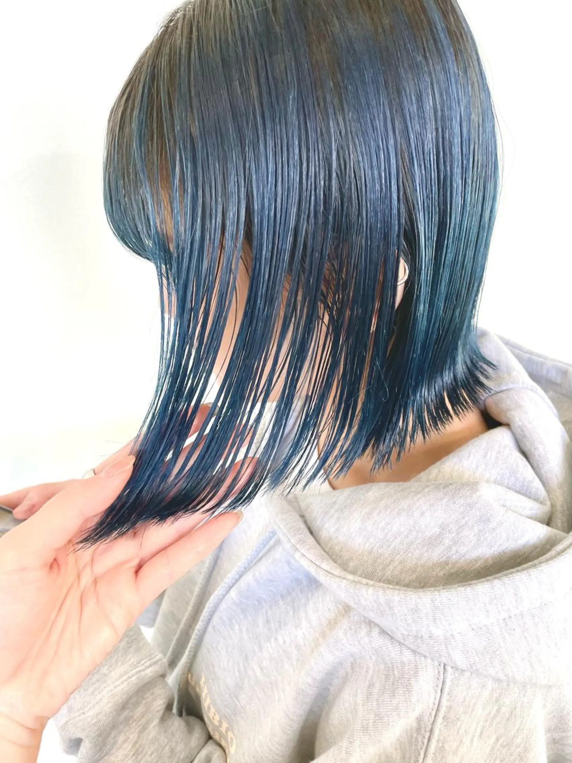 ミディアム カラー ミディアムパーマ バレイヤージュ ブリーチ ケアブリーチ ダブルカラー 🌈新田 みどり🌈のヘアスタイル