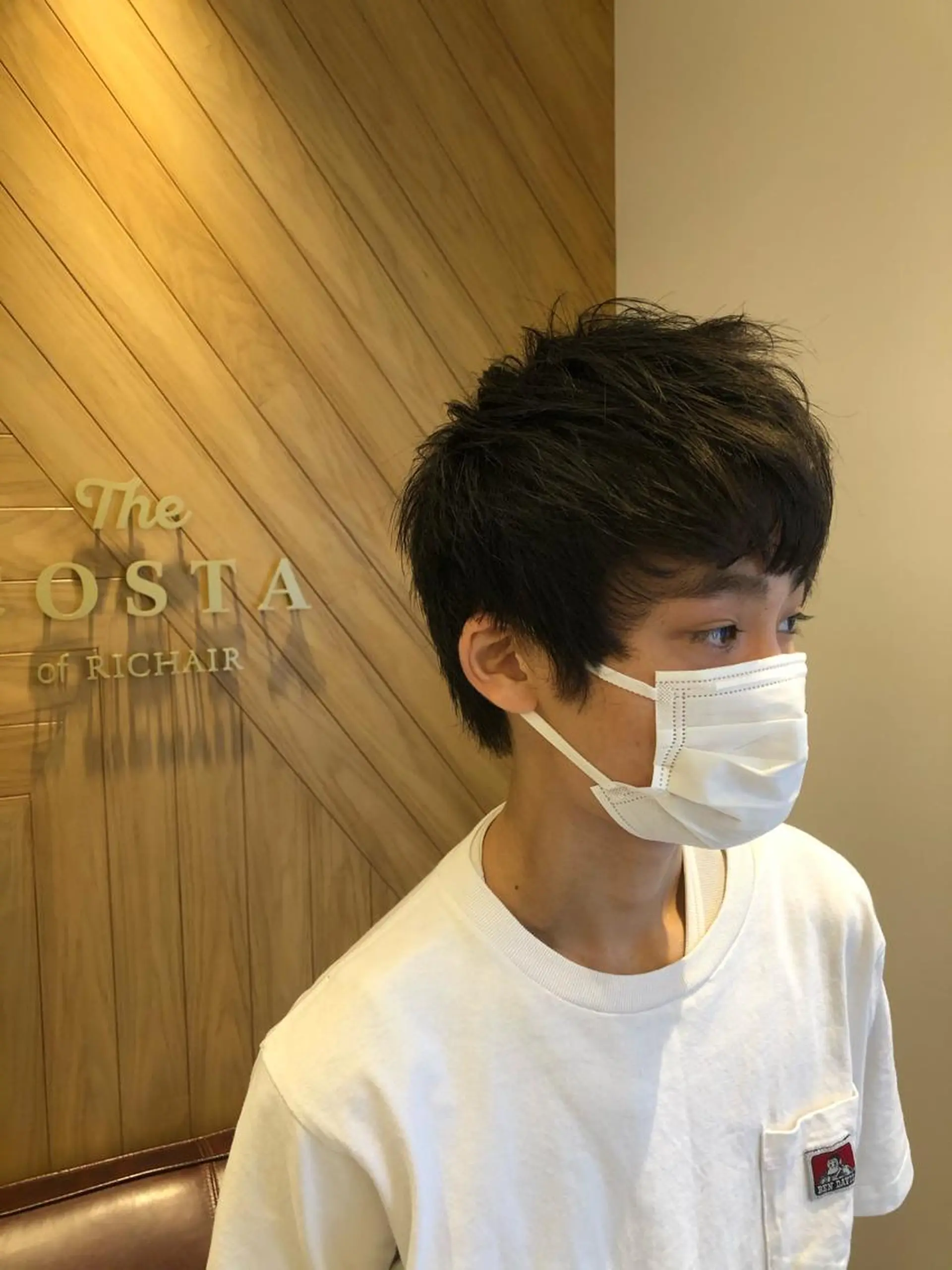 ショート メンズ 鈴村 大介のヘアスタイル