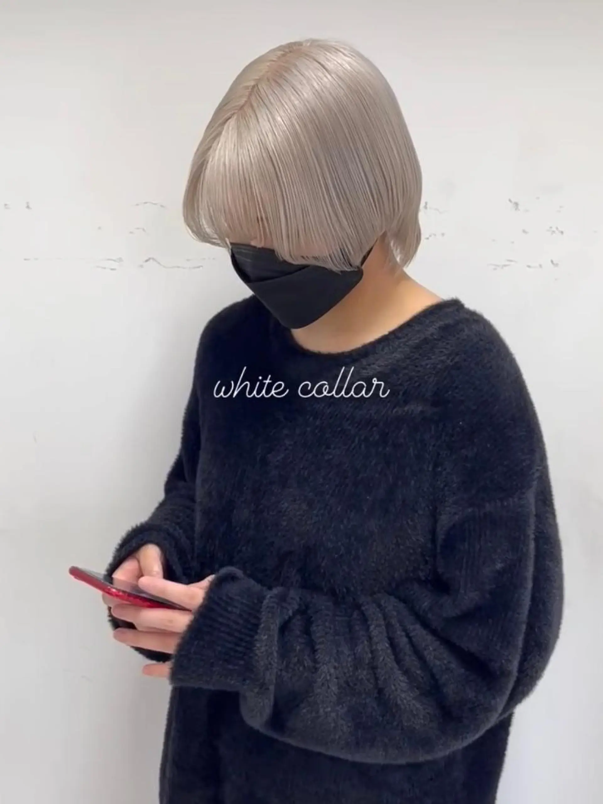 ショート カラー ショートボブ バレイヤージュ ブリーチ ケアブリーチ デザインカラー カラー特化サロン梅田 Eir茶屋町/山下のヘアスタイル