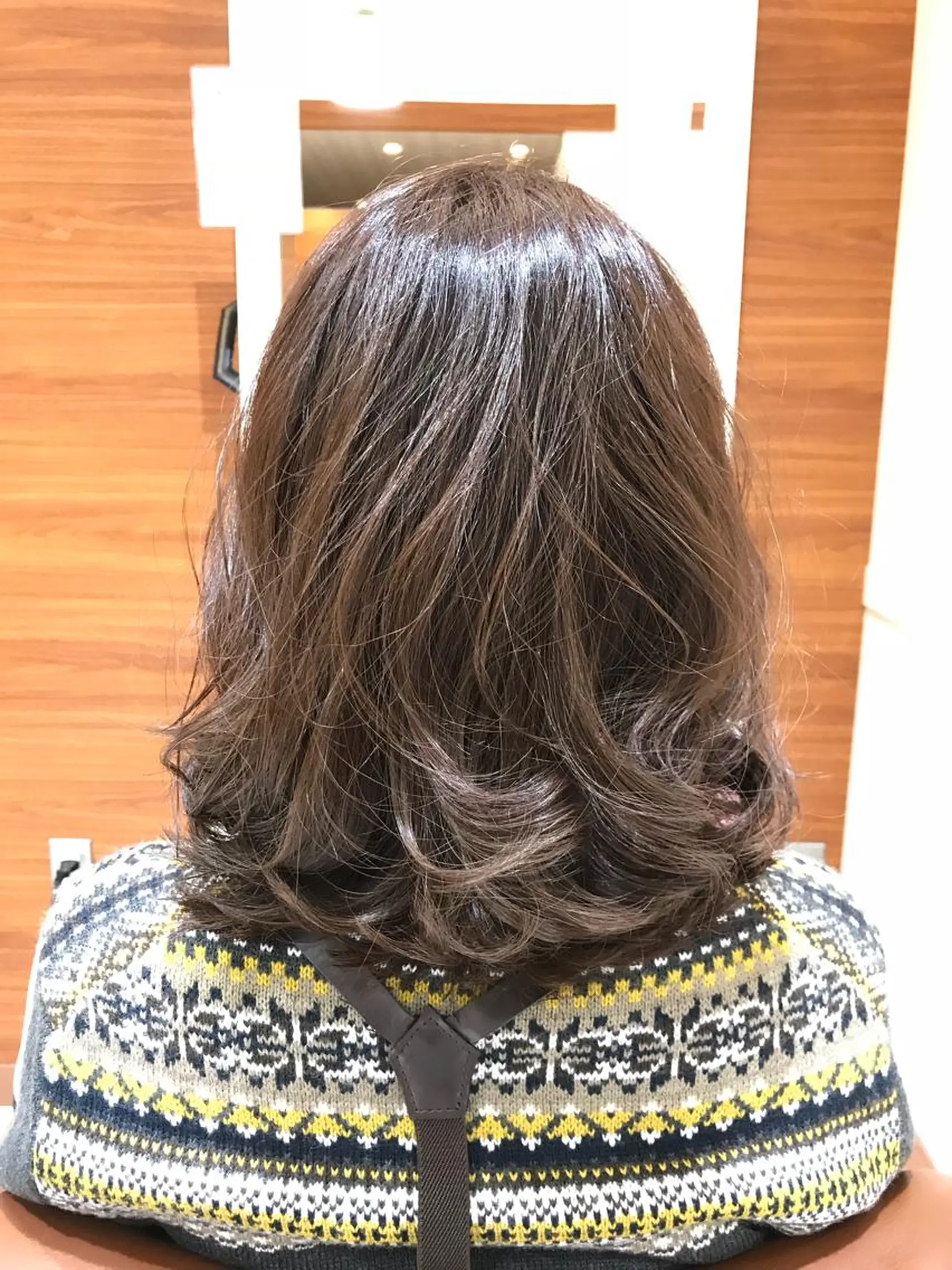 ミディアム カラー テラモト カズヨシのヘアスタイル