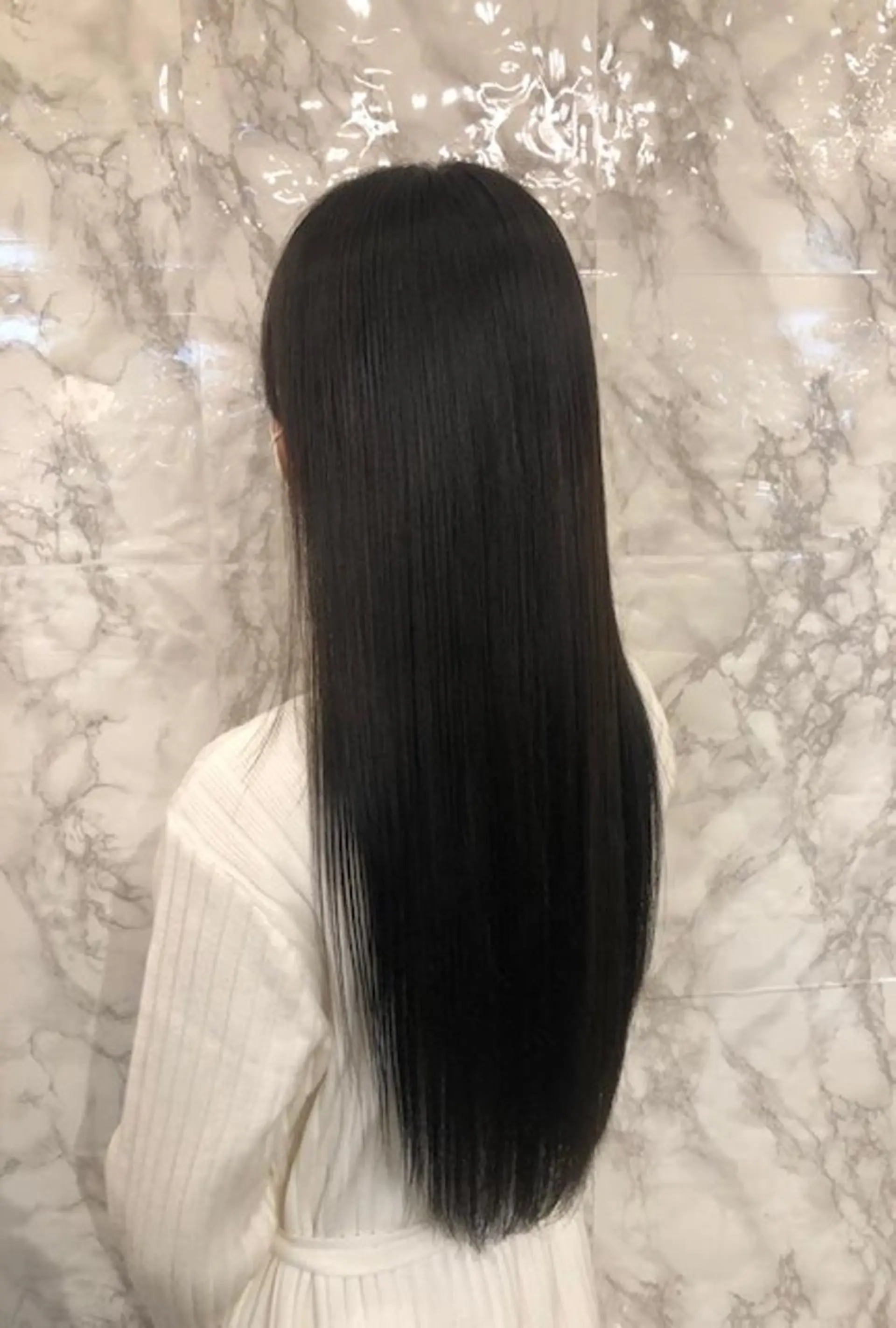 ロング カラー 黒髪 ロング トリートメント 🟦西荻窪ハイトーン 艶髪Yu-Ji🟦のヘアスタイル