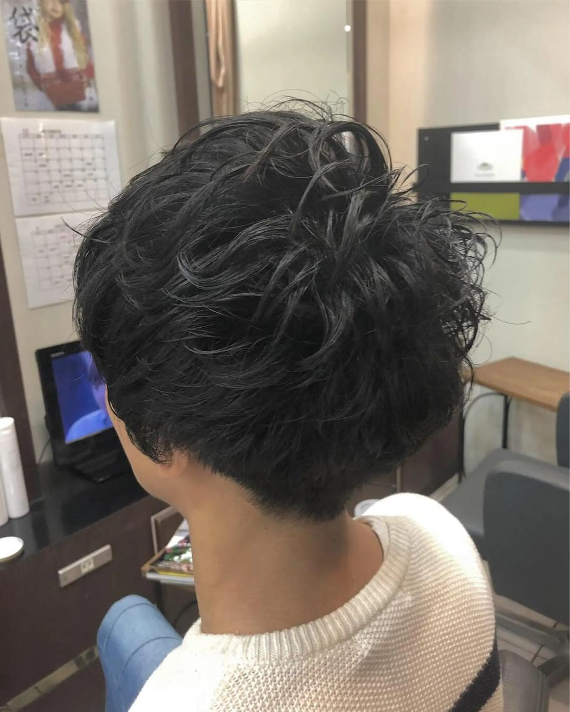 パーマ メンズ メンズパーマ カット パーマ トリートメント SHAFT Ieiriのヘアスタイル