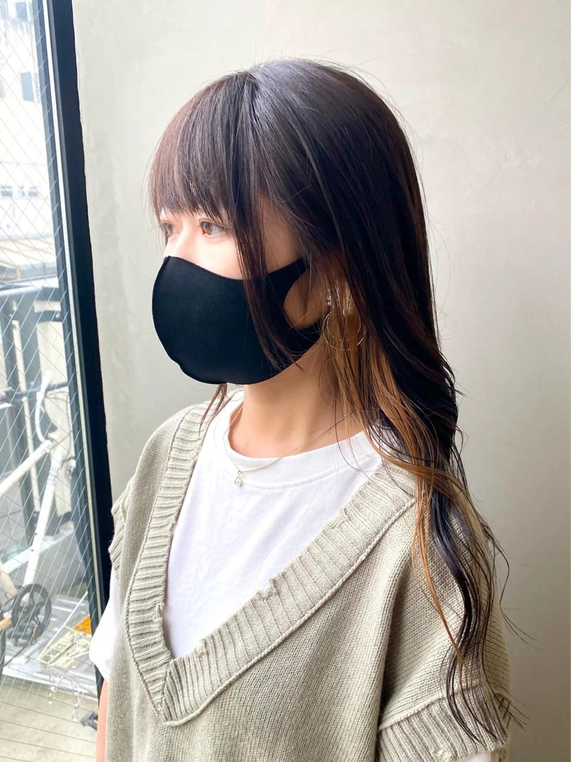 ロング カット ヘアカラー ANGELICA 吉川智昭のヘアスタイル