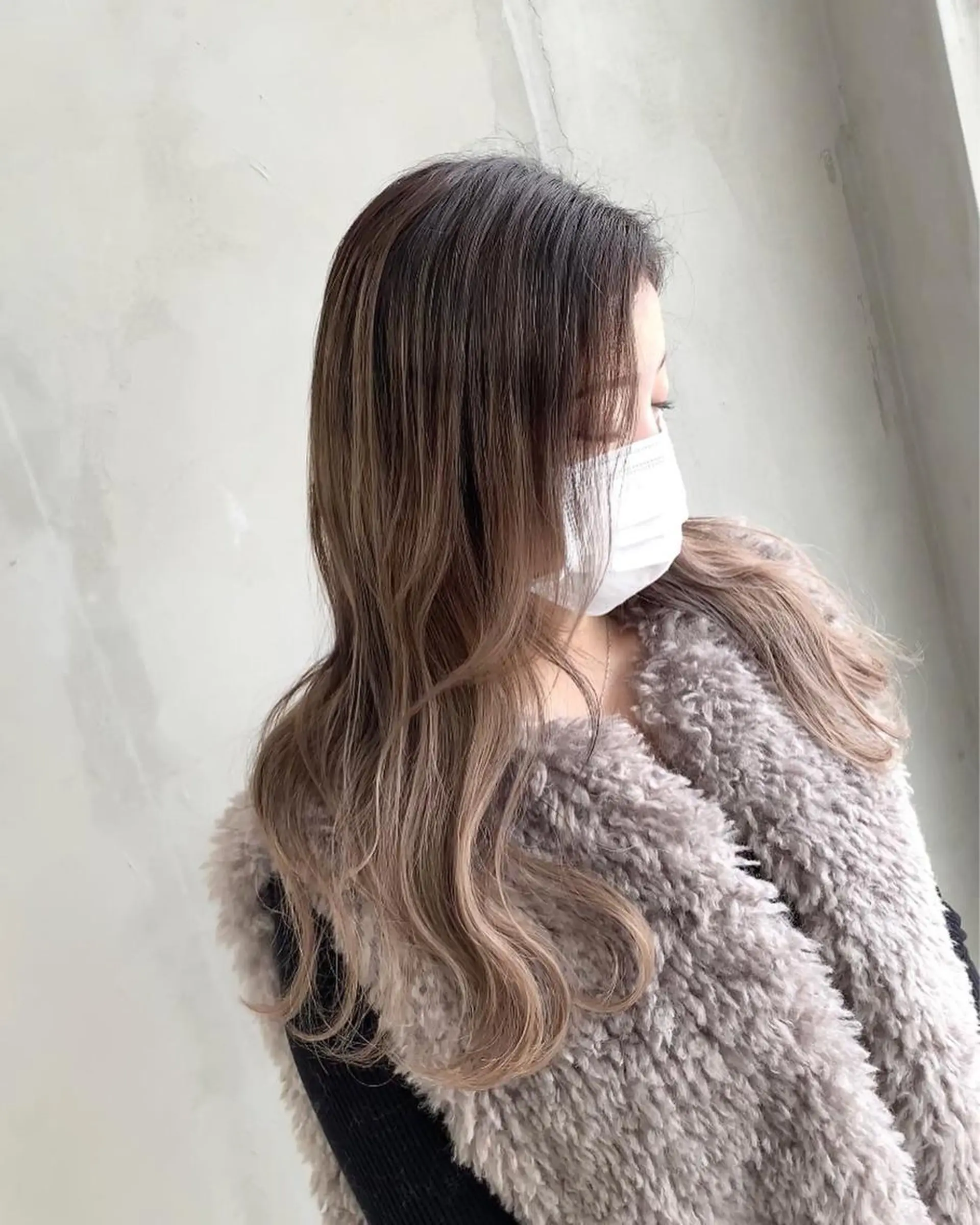 ロング カラー カット ヘアカラー トリートメント lafith hair leco所属・西金 徹のヘアスタイル