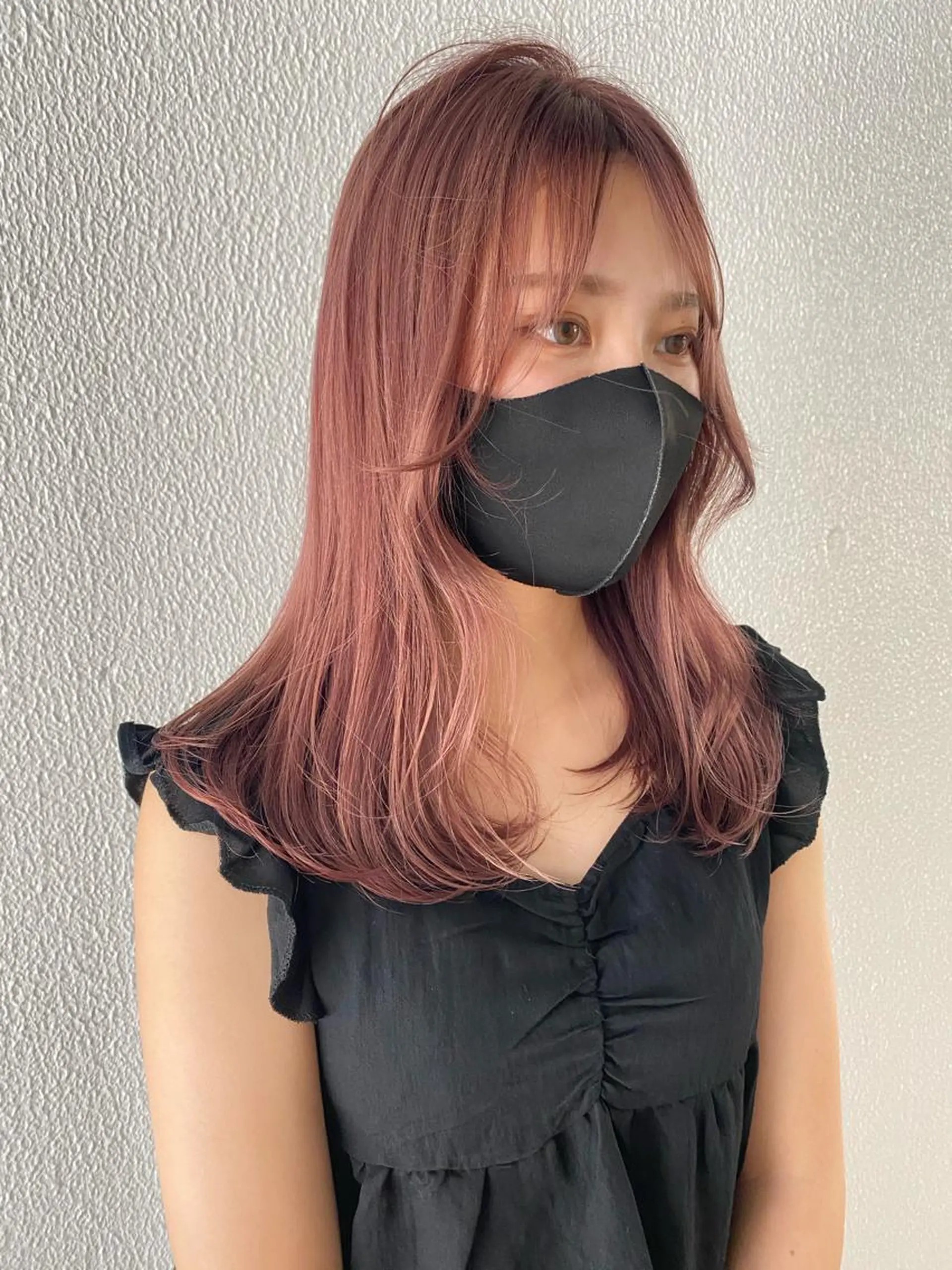 セミロング カラー ピンクカラー カット ヘアカラー Piaコータロー ハイトーン&‪ボブのヘアスタイル