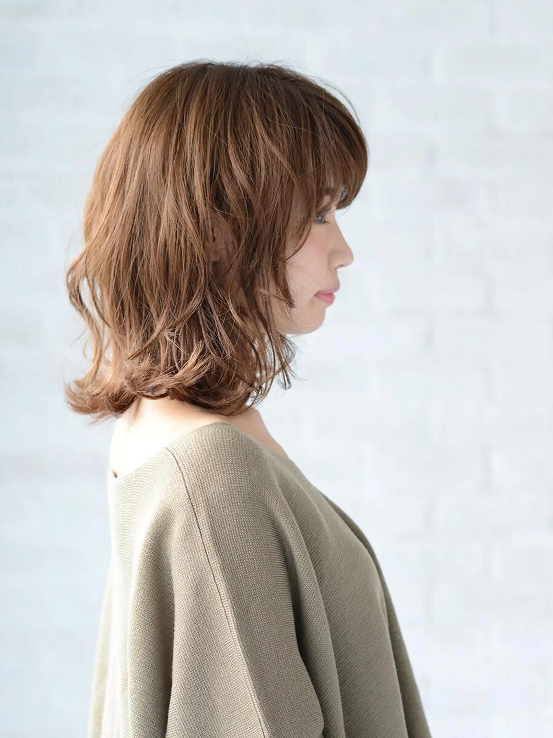 ミディアム カラー パーマ ショート/ボブ オオタダイスケのヘアスタイル