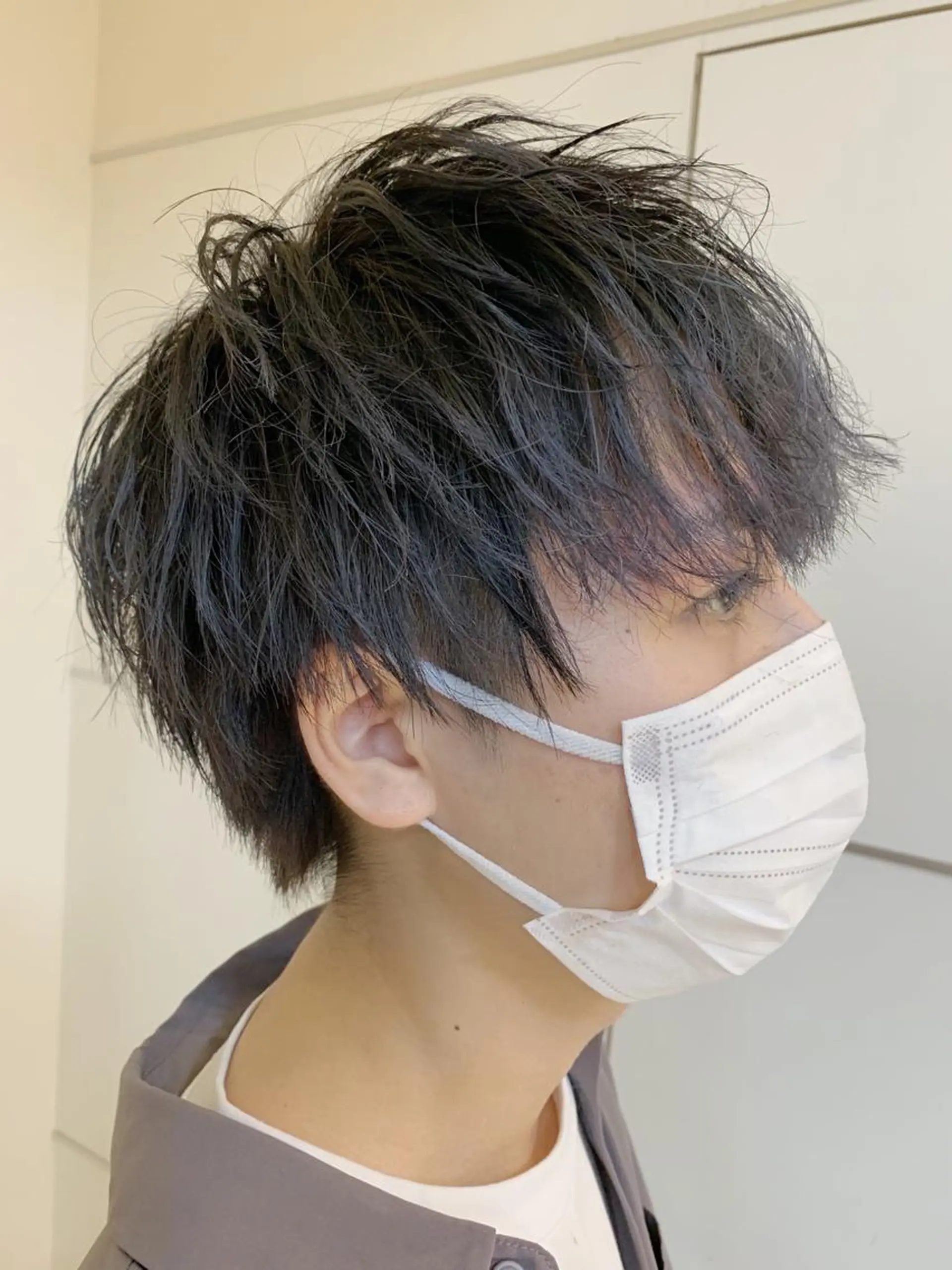 ショート カット ヘアカラー 波巻きパーマ/ツイス トスパイラル稲葉のヘアスタイル