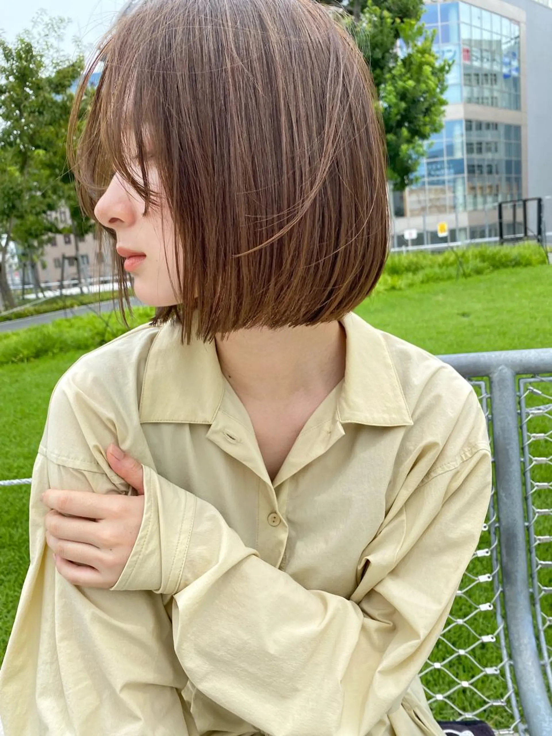 ショート カラー ボブ カット ヘアカラー トリートメント GO TODAY SHAiRE SALON Arc店所属・🉐メンズヘア特化 men's/ケンイチのヘアスタイル