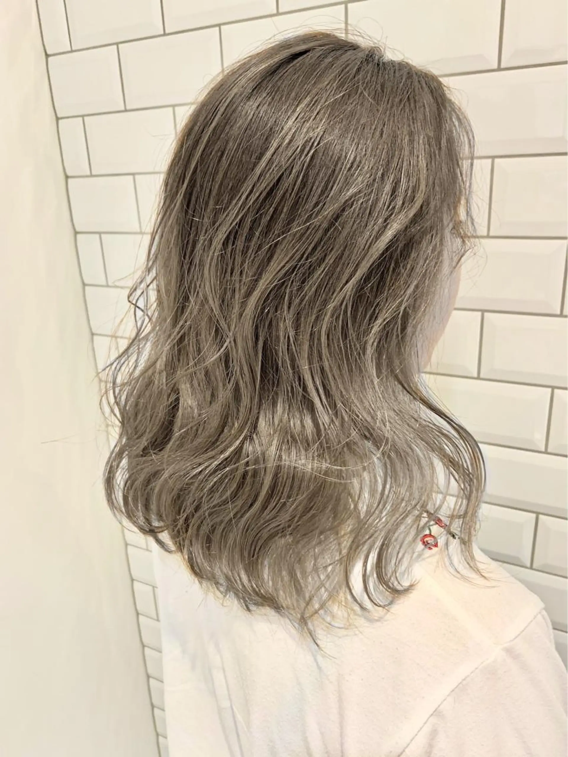 ミディアム 縮毛矯正 髪質改善 鈴木のヘアスタイル