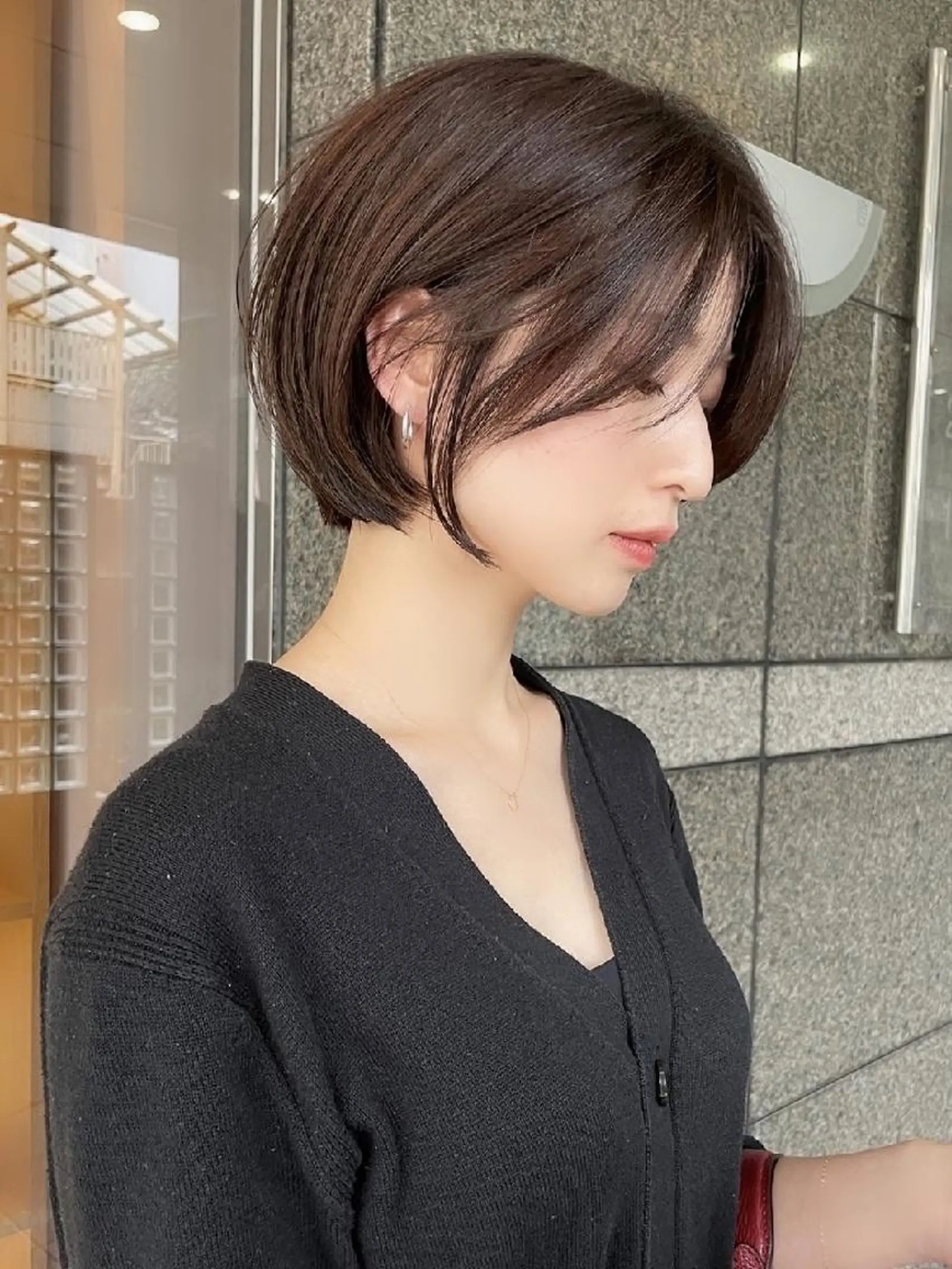 ショート ショートヘア ロンド　ウル所属・レイヤー/縮毛矯正⭐ 特化美容師のヘアスタイル