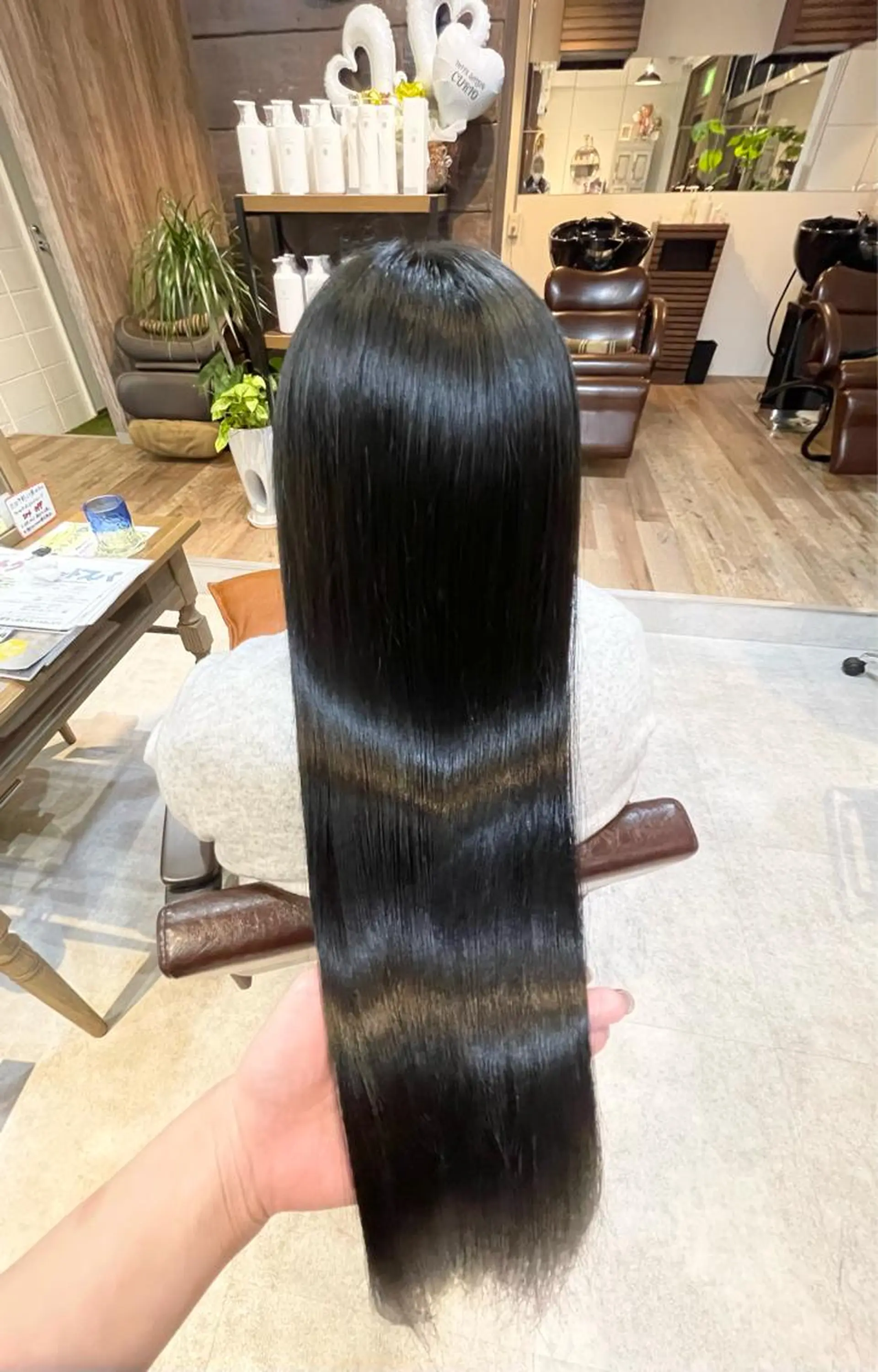 ロング カラー 髪質改善 カット ヘアカラー トリートメント i  plus＋所属・髪質改善で 憧れの潤艶美髪にのヘアスタイル
