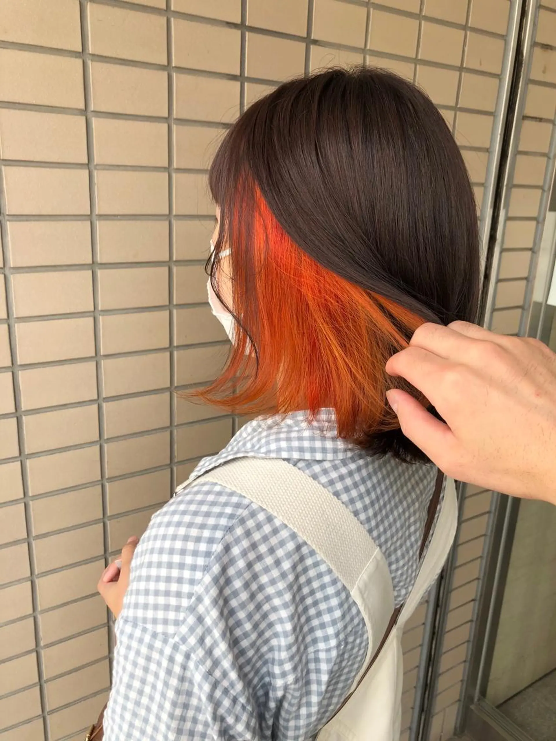 ミディアム キノシタ ナオユキのヘアスタイル
