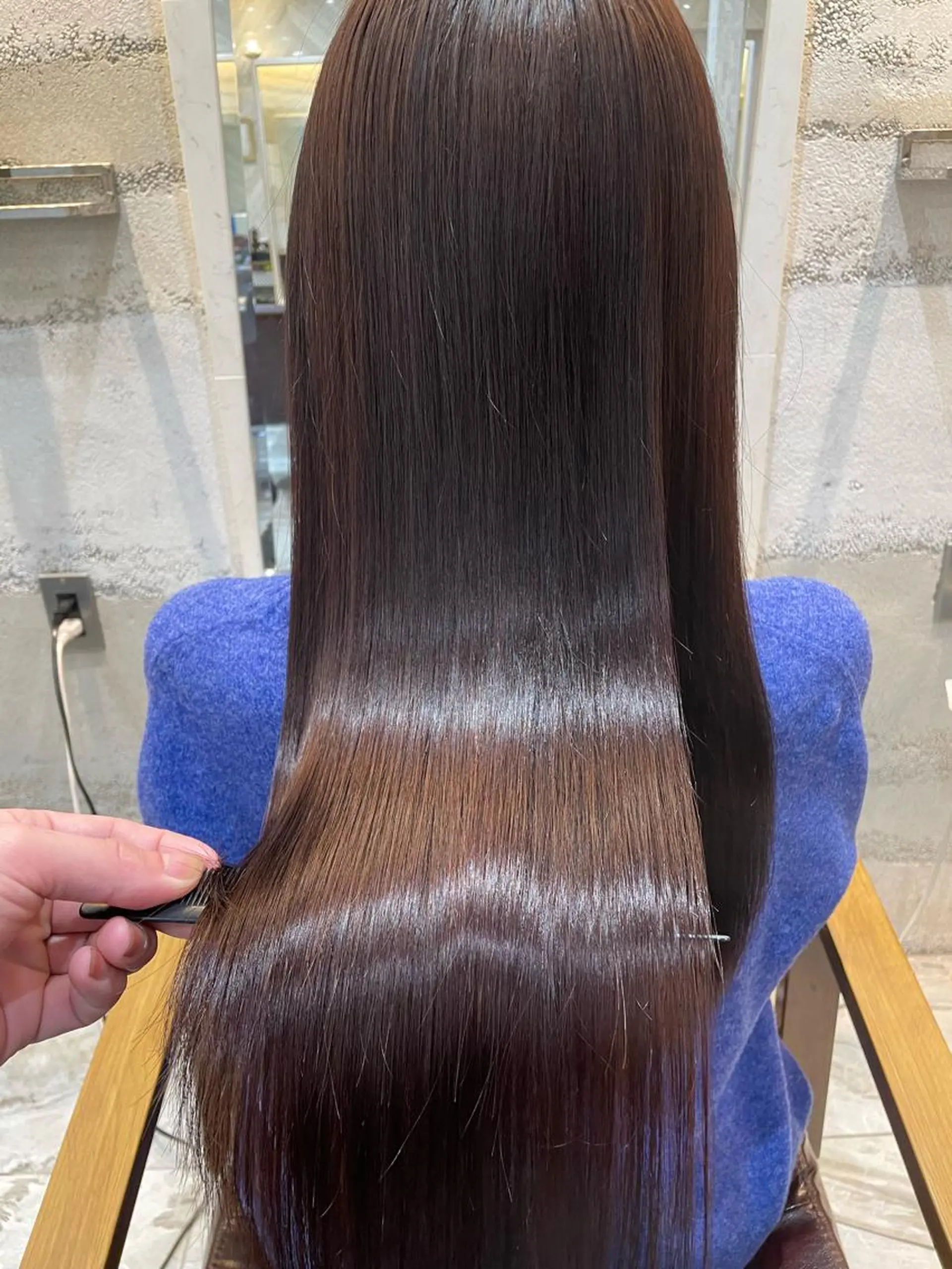 セミロング カラー 💗艶×髪改善カラー 特化💗AYAKIのヘアスタイル