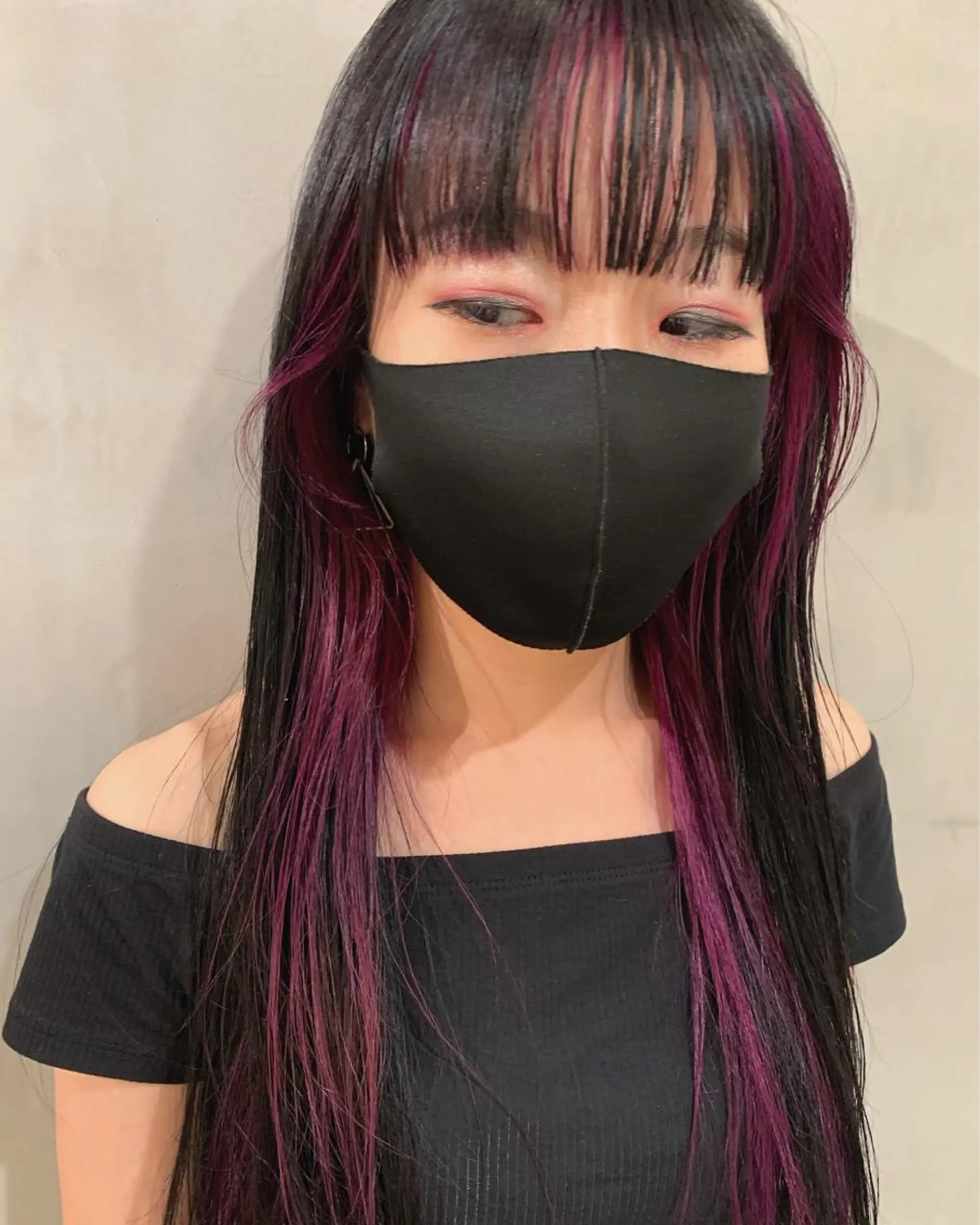 ロング カラー ヘアカラー トリートメント 優 作のヘアスタイル