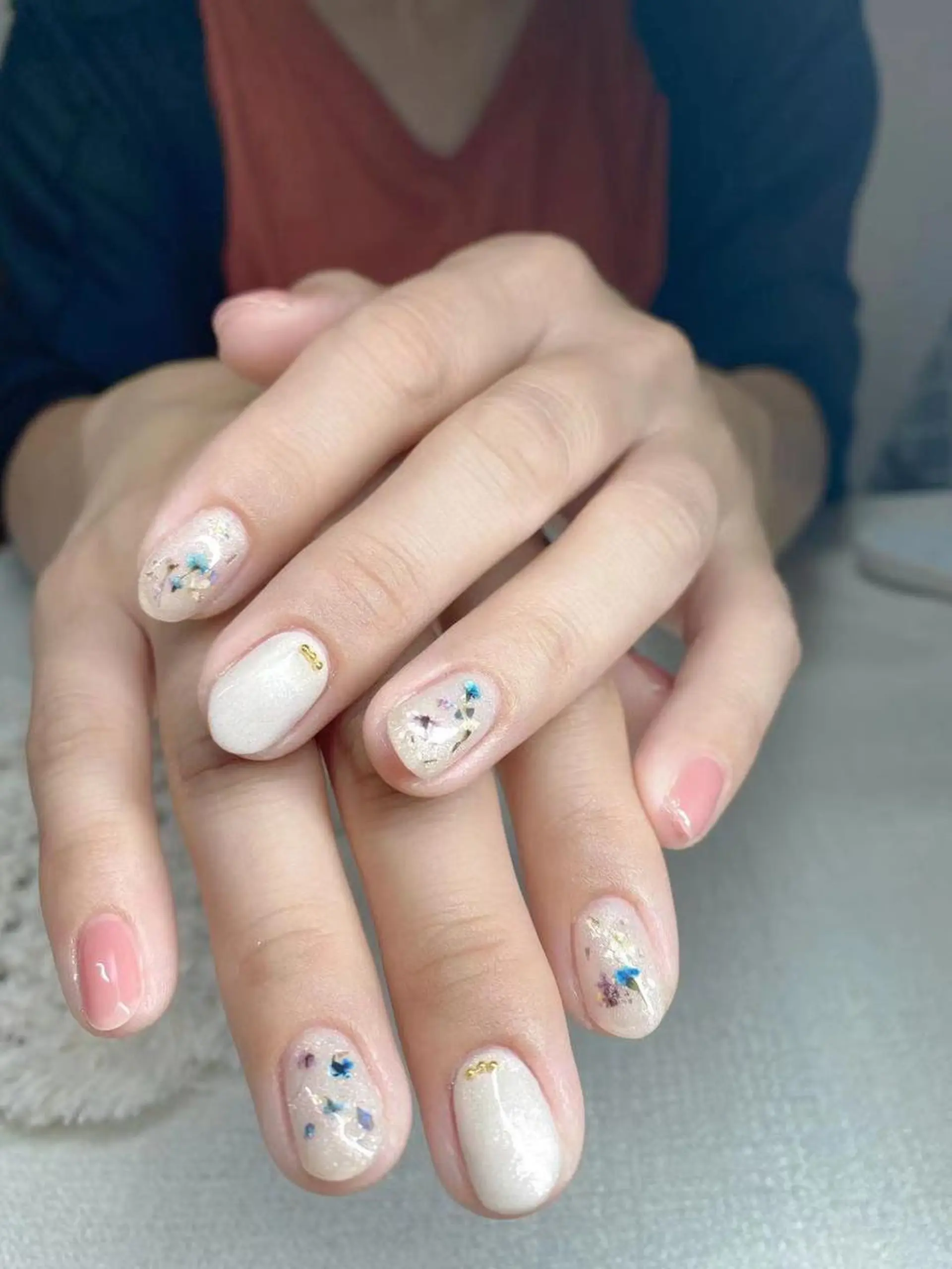 ネイル フラワーネイル ジェルネイル ハート スカルプネイル シンプルネイル ハンドネイル ハンドケア Kira Nailのネイルデザイン