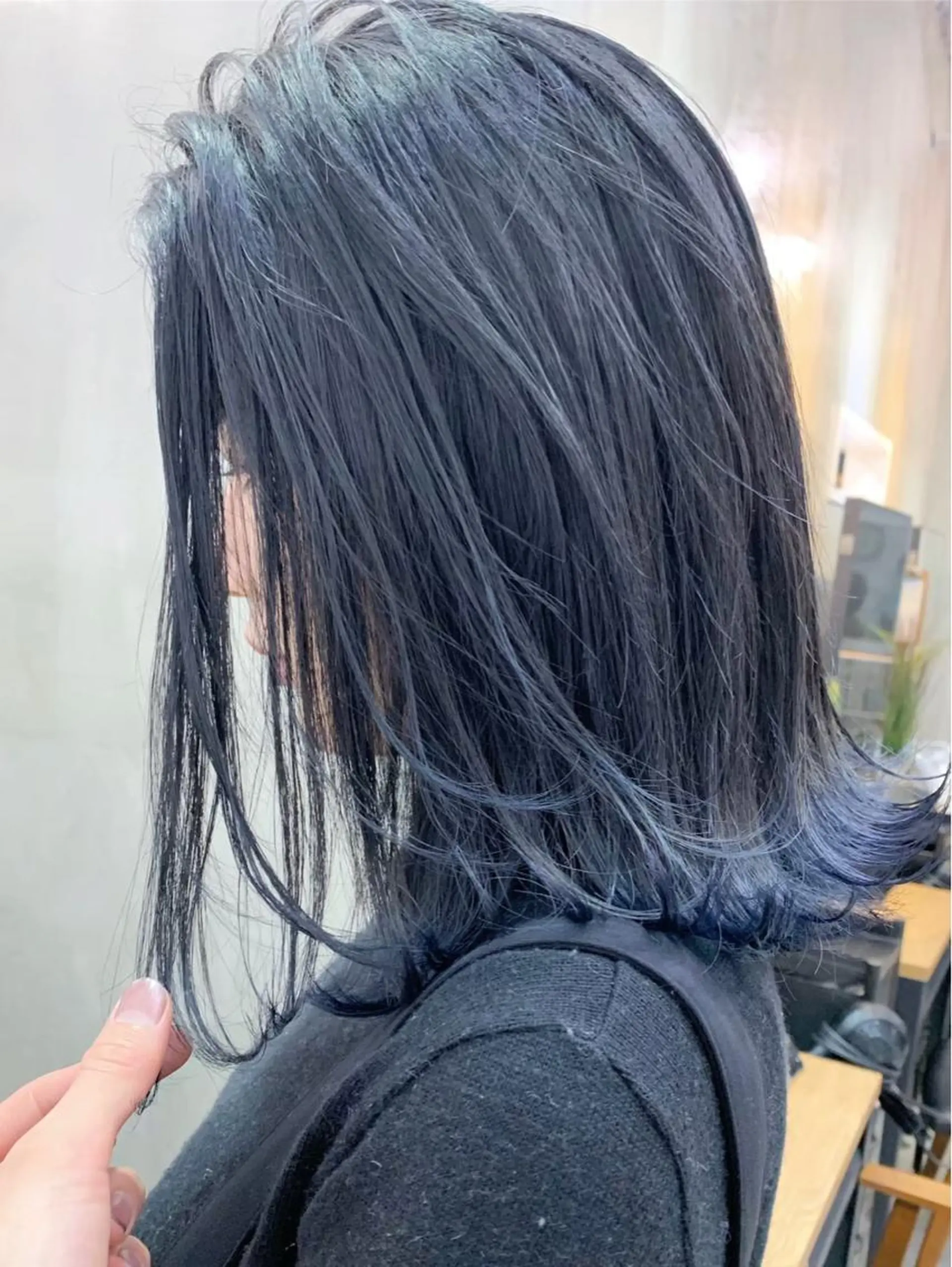 セミロング カラー 韓国/ハイトーン/ ボブ🎀MIKU🎀のヘアスタイル