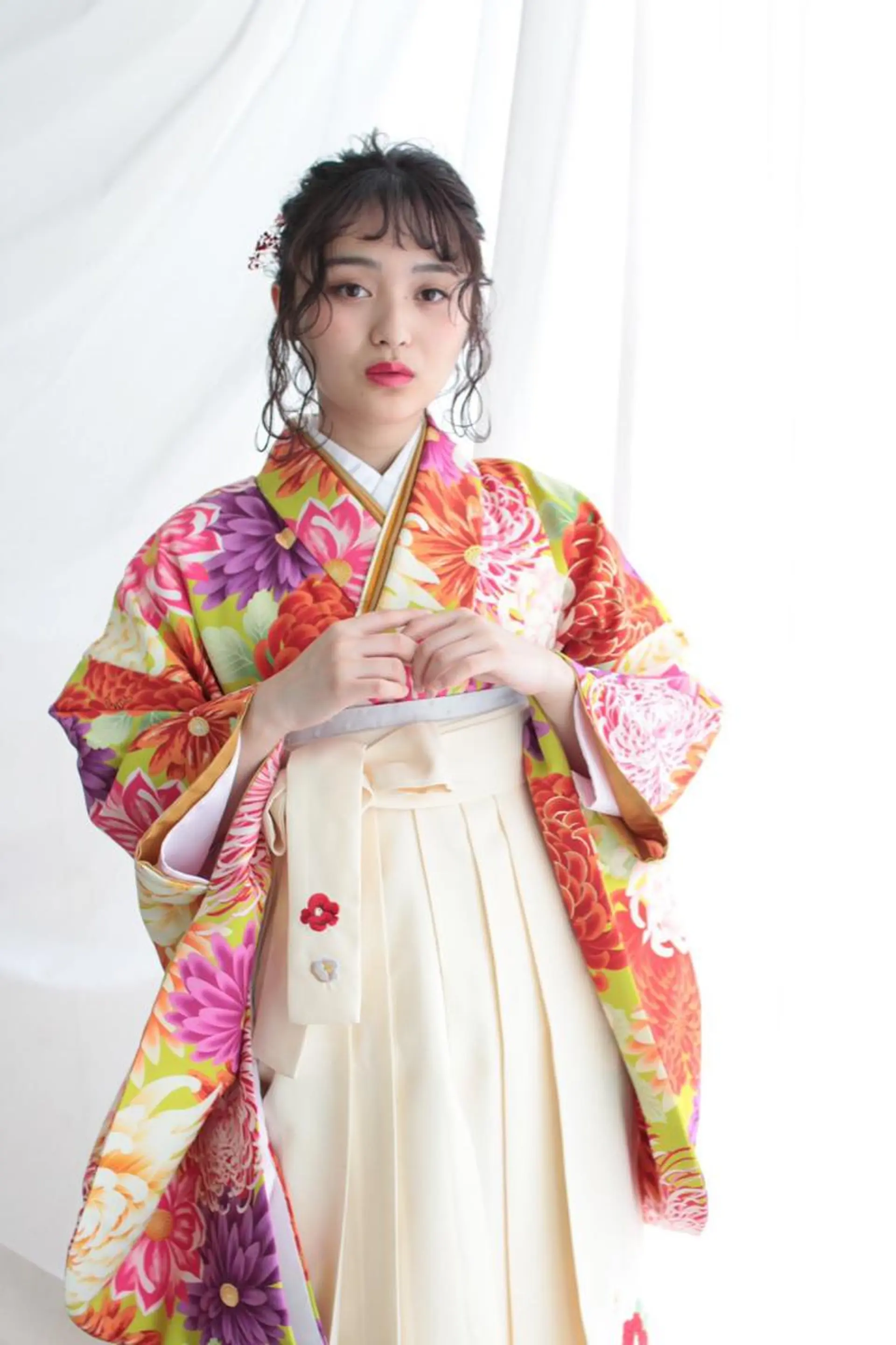 ヘアアレンジ 着付け 乳井 悠香のヘアスタイル