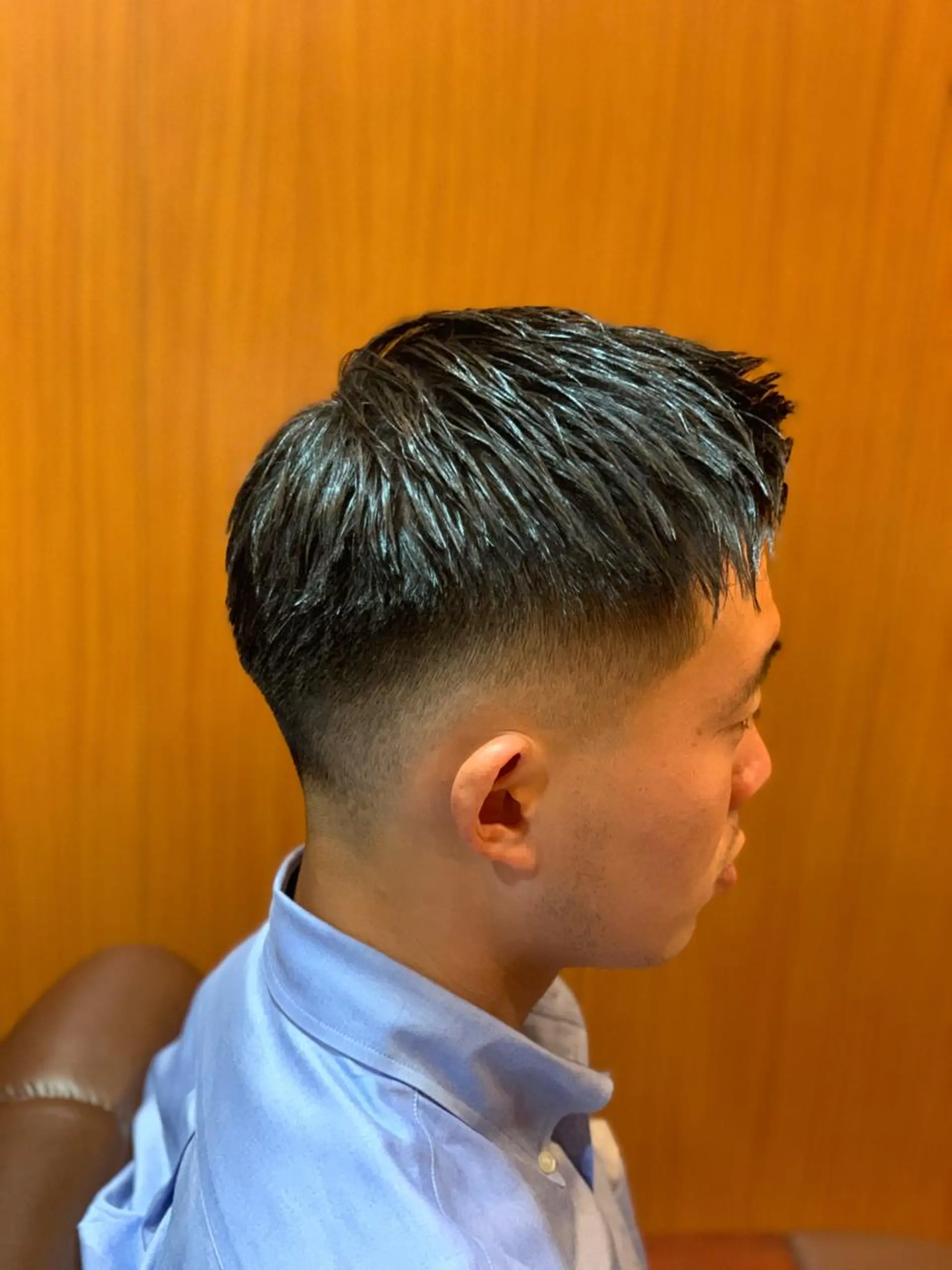 ショート パーマ メンズ 砂川 すながわのヘアスタイル