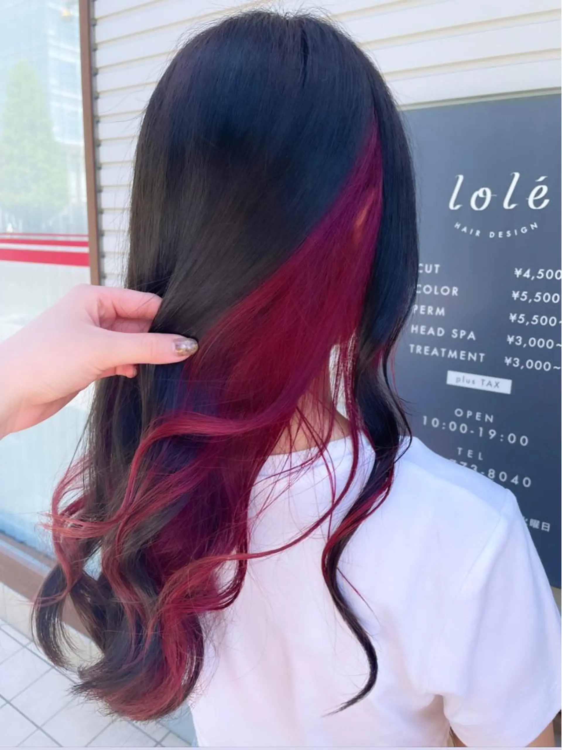 ロング カラー 北本 まどかのヘアスタイル