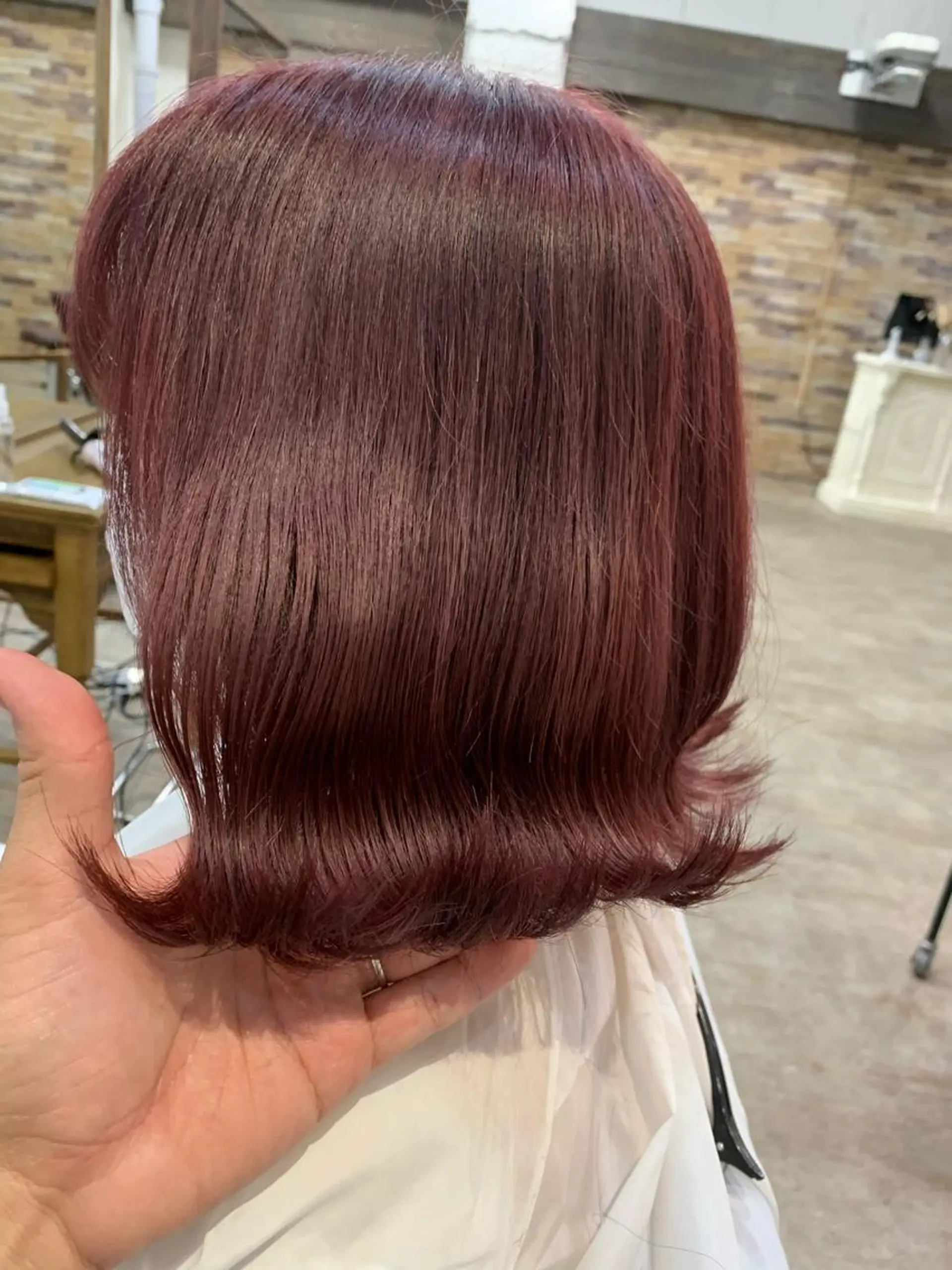 ミディアム カラー ピンクカラー 透明感カラーが 得意です！NAOKIのヘアスタイル