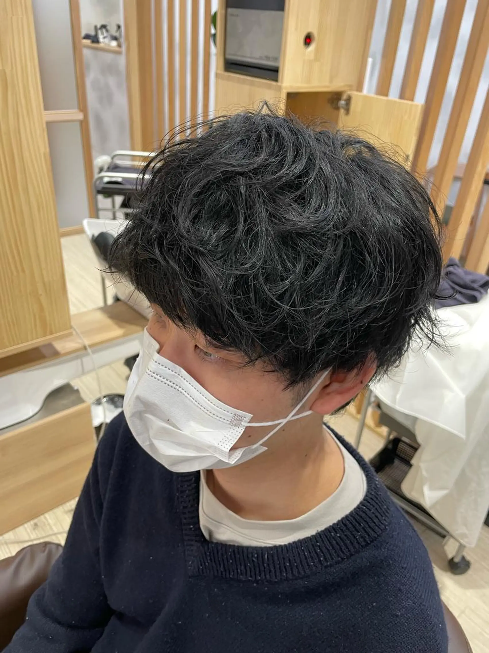 ショート パーマ メンズ カット パーマ メンズカット/パーマ 山本隼輔のヘアスタイル