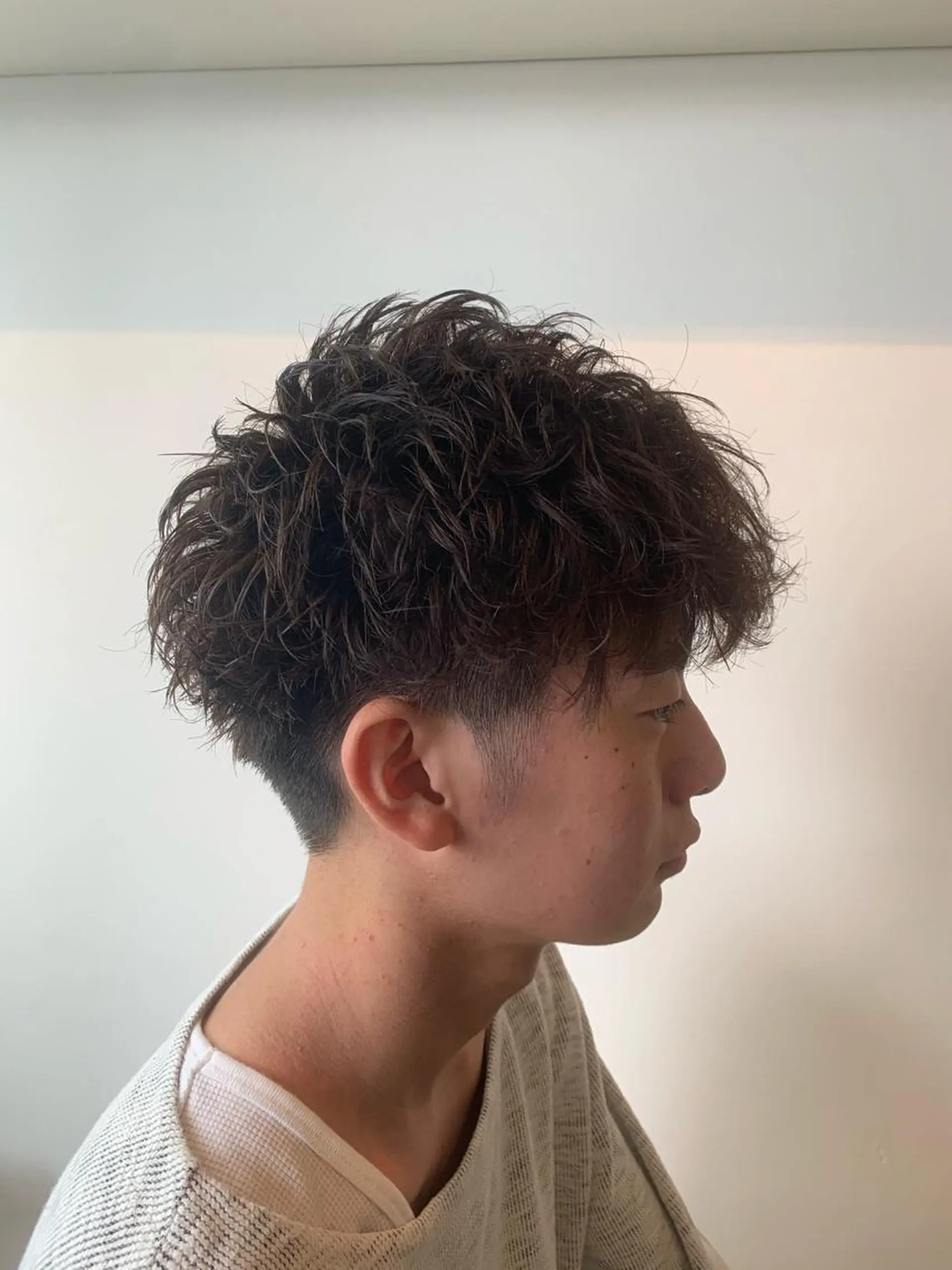 ショート アッシュ カット ヘアカラー パーマ トリートメント ヘアセット 山口 竣也のヘアスタイル