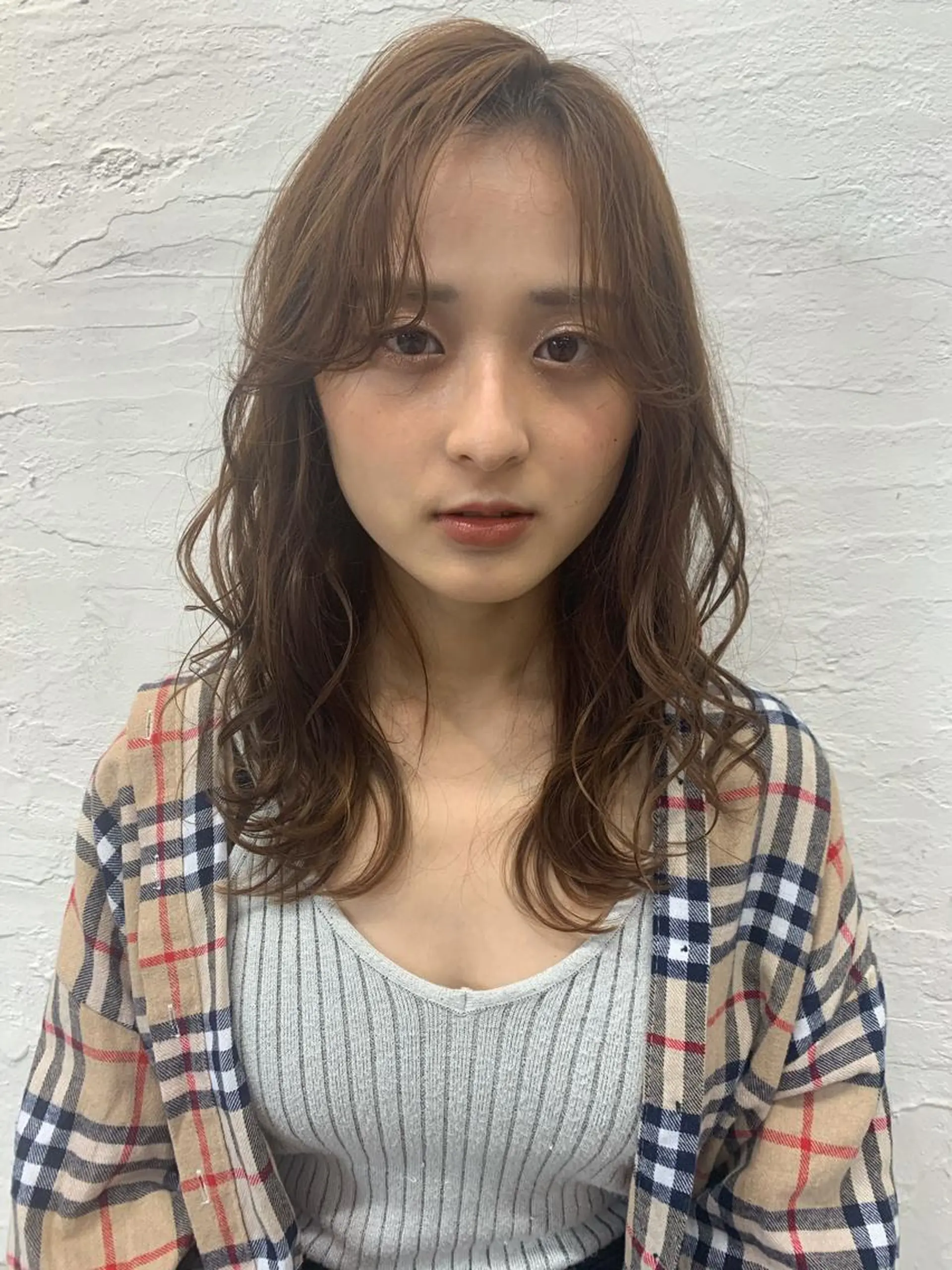 セミロング カラー カット ヘアカラー トリートメント ヘッドスパ cond.hair salon所属・topstylist ユヒャンのヘアスタイル