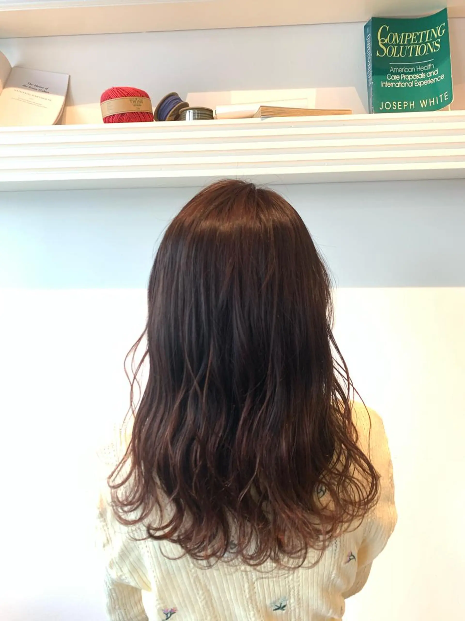 セミロング ヘアカラー トリートメント ヘッドスパ ヘアセット 山口 竣也のヘアスタイル