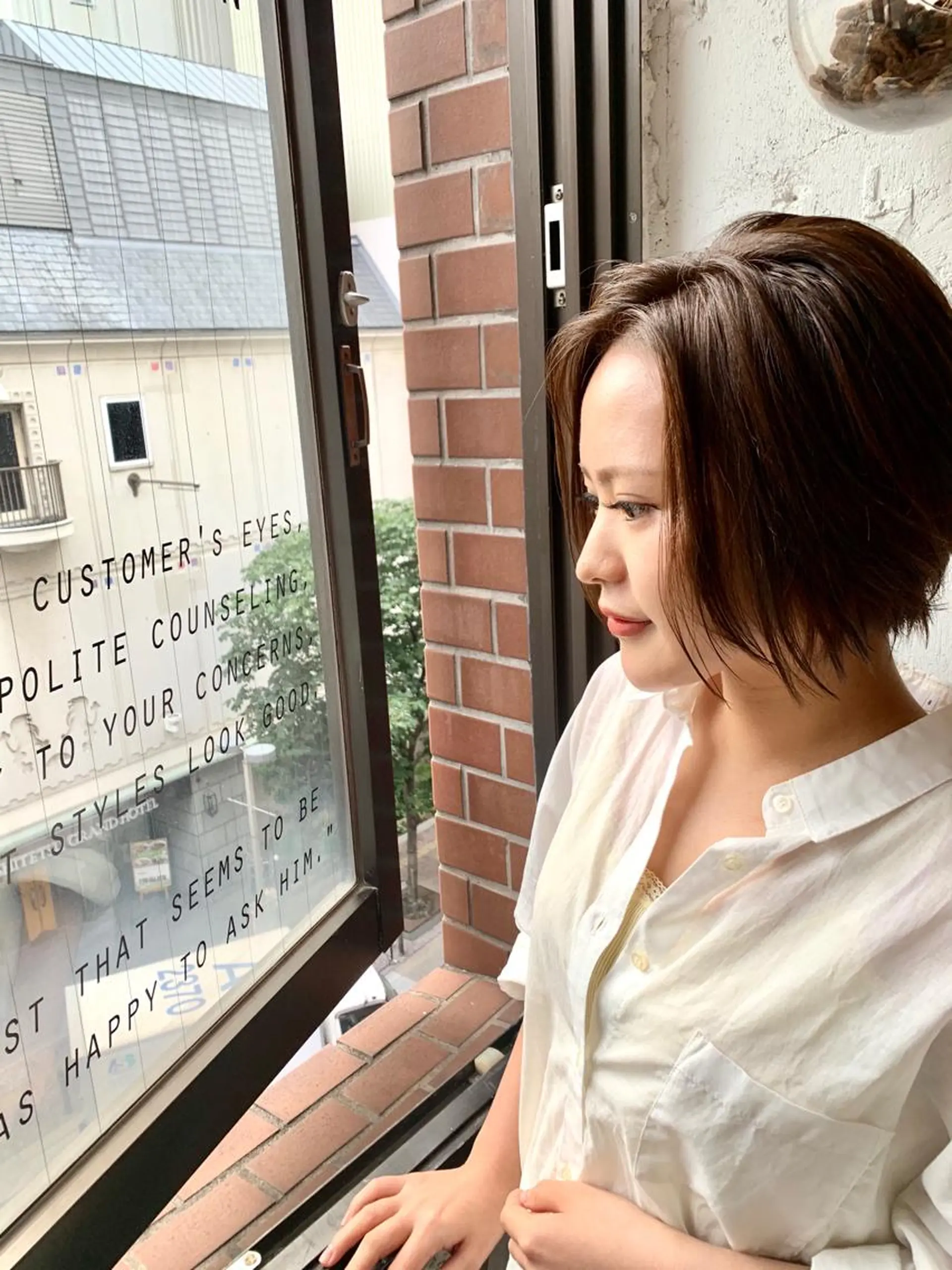 ショート カラー パーマ ハンサムショート ショートヘア カット ヘアカラー トリートメント 💛丁寧さNo.🥇 🧸片山智裕💛のヘアスタイル