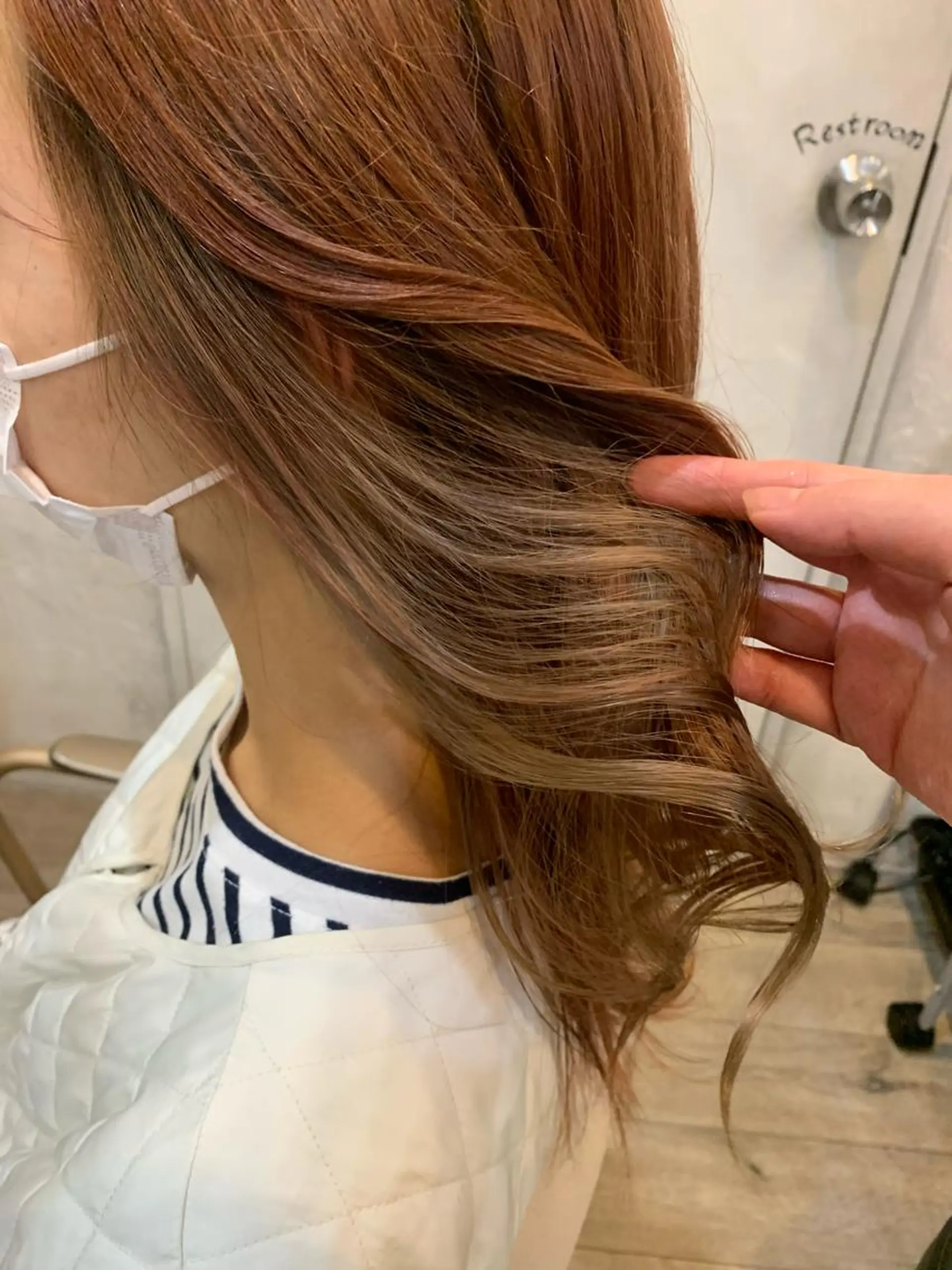 セミロング number天王寺 スタイリストほたるのヘアスタイル