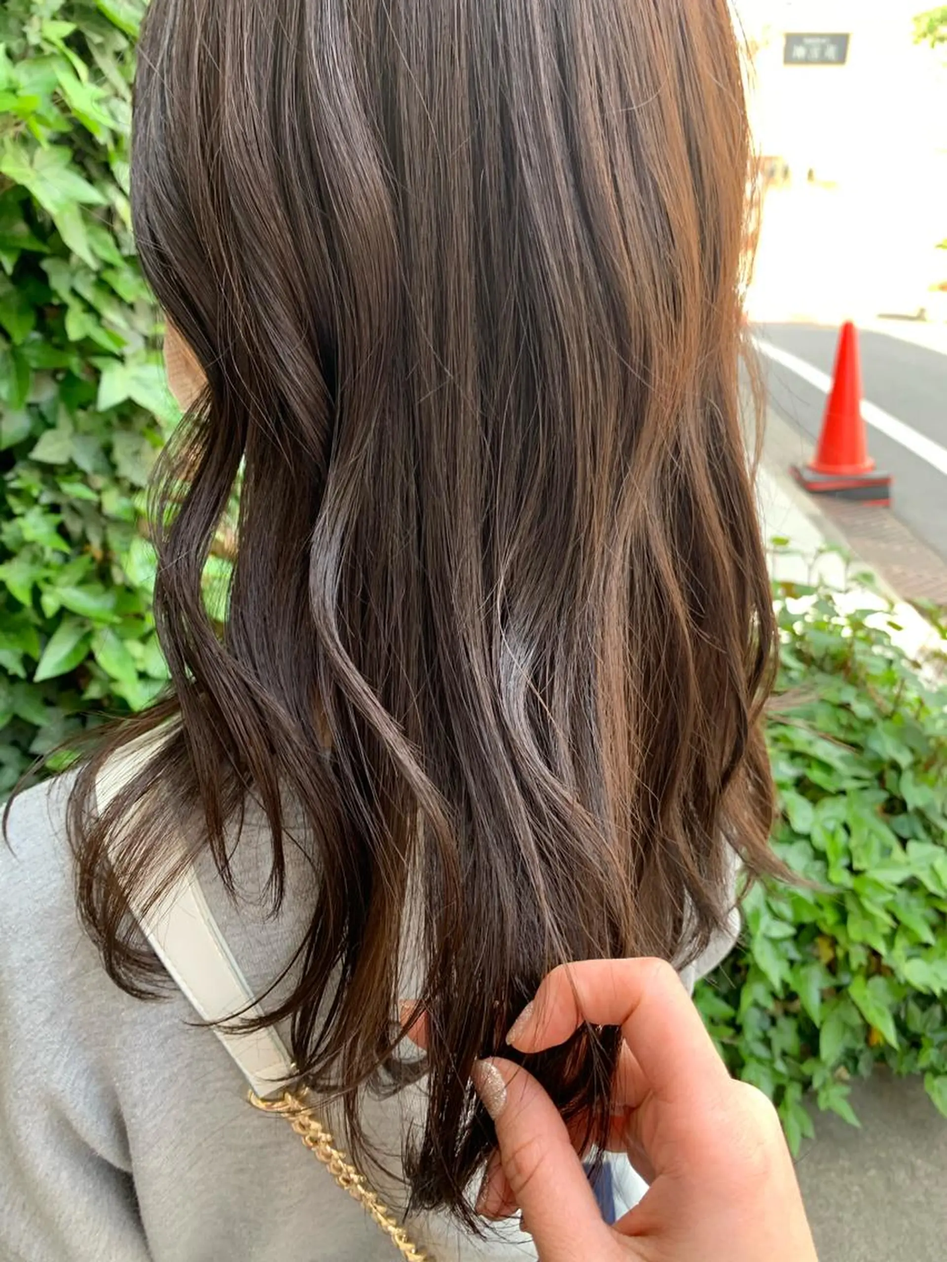 セミロング カラー ブラウンカラー マロンブラウン 似合わせカラー🫶 小川千波のヘアスタイル