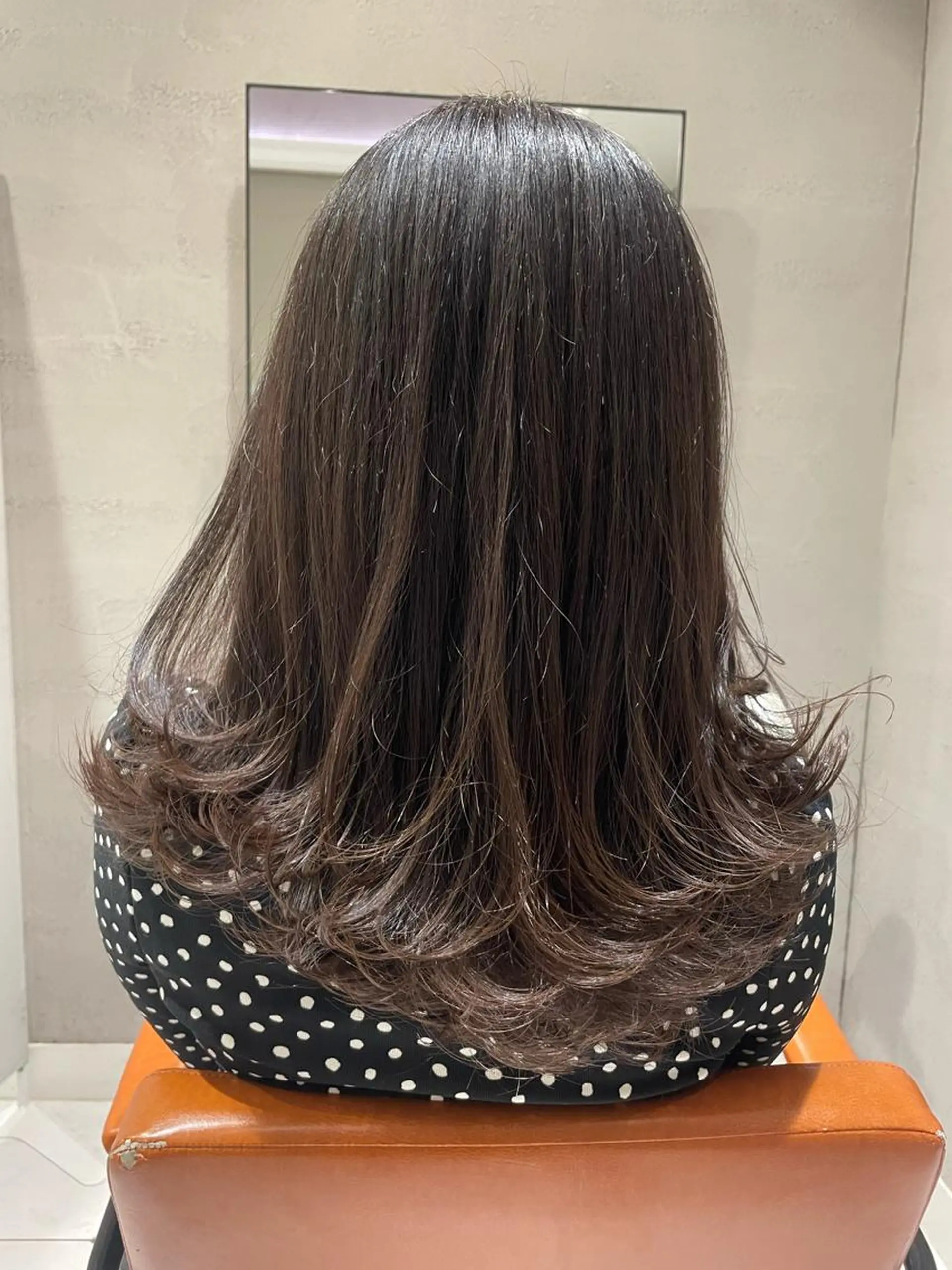 セミロング 外ハネヘア ヘッドスパ×髪質改善 松田のヘアスタイル