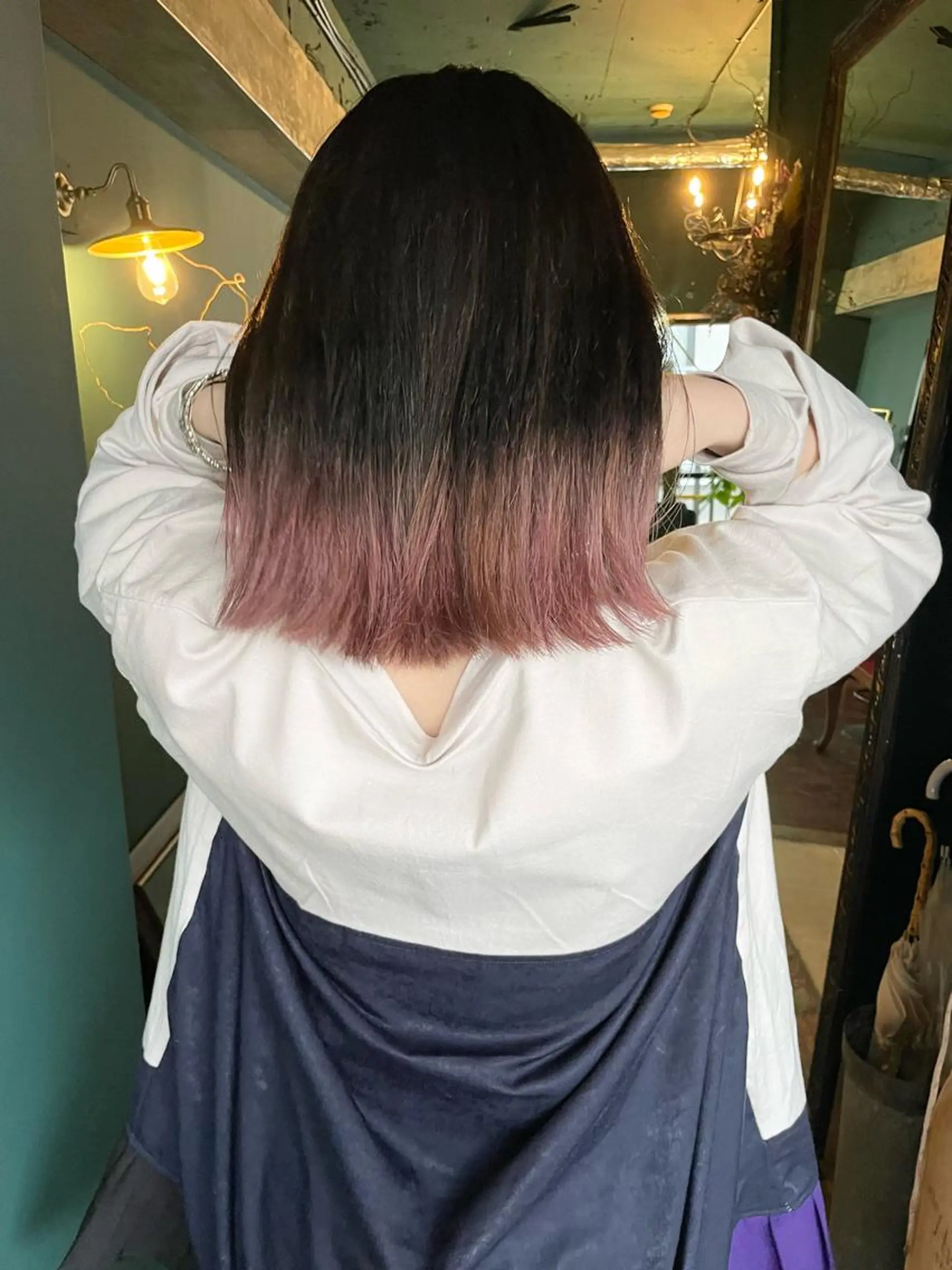 ミディアム カット ヘアカラー トリートメント vivre libre所属・vivre libreのヘアスタイル