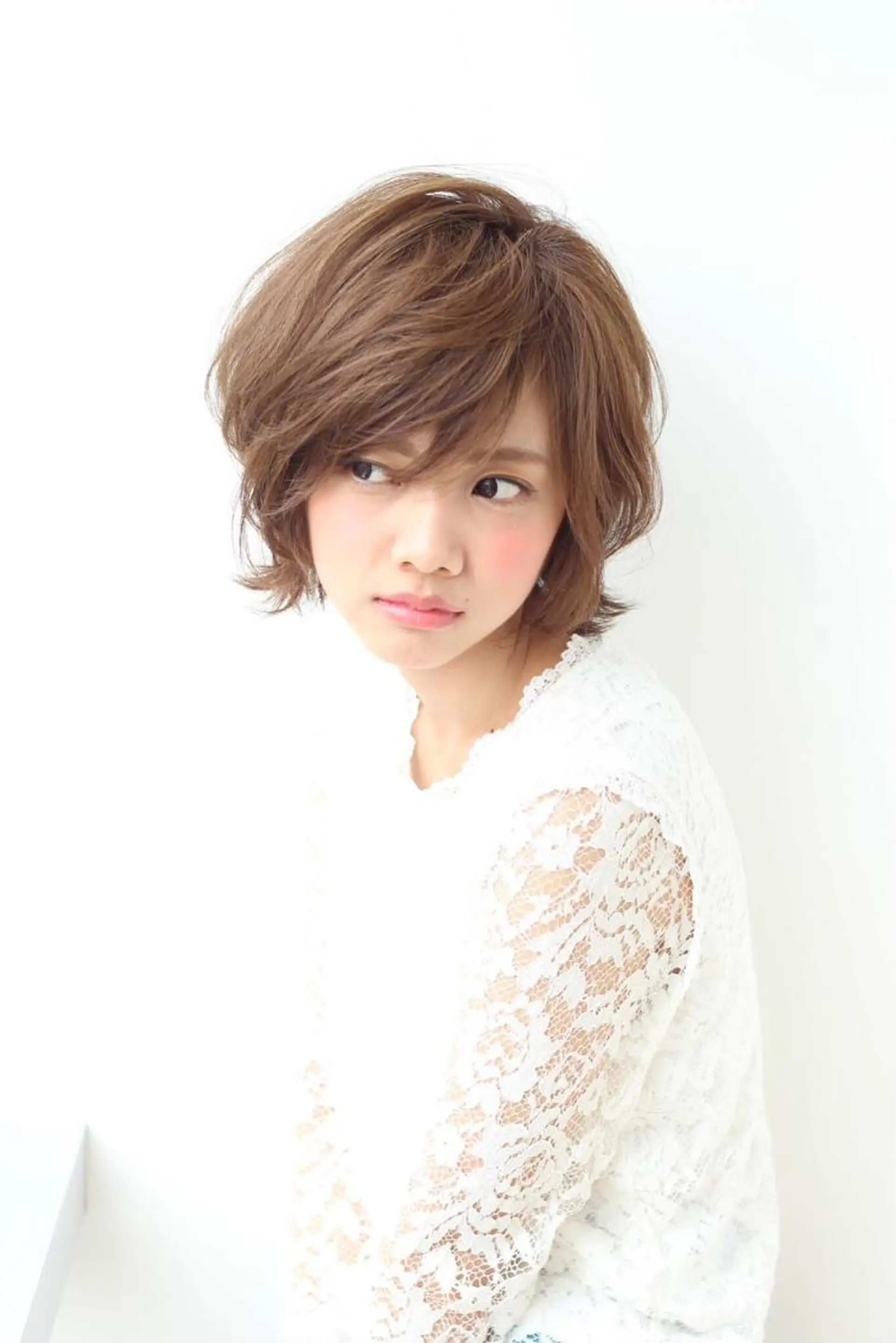 ショート カラー ヘアアレンジ ショートヘア カット 山北 咲子のヘアスタイル