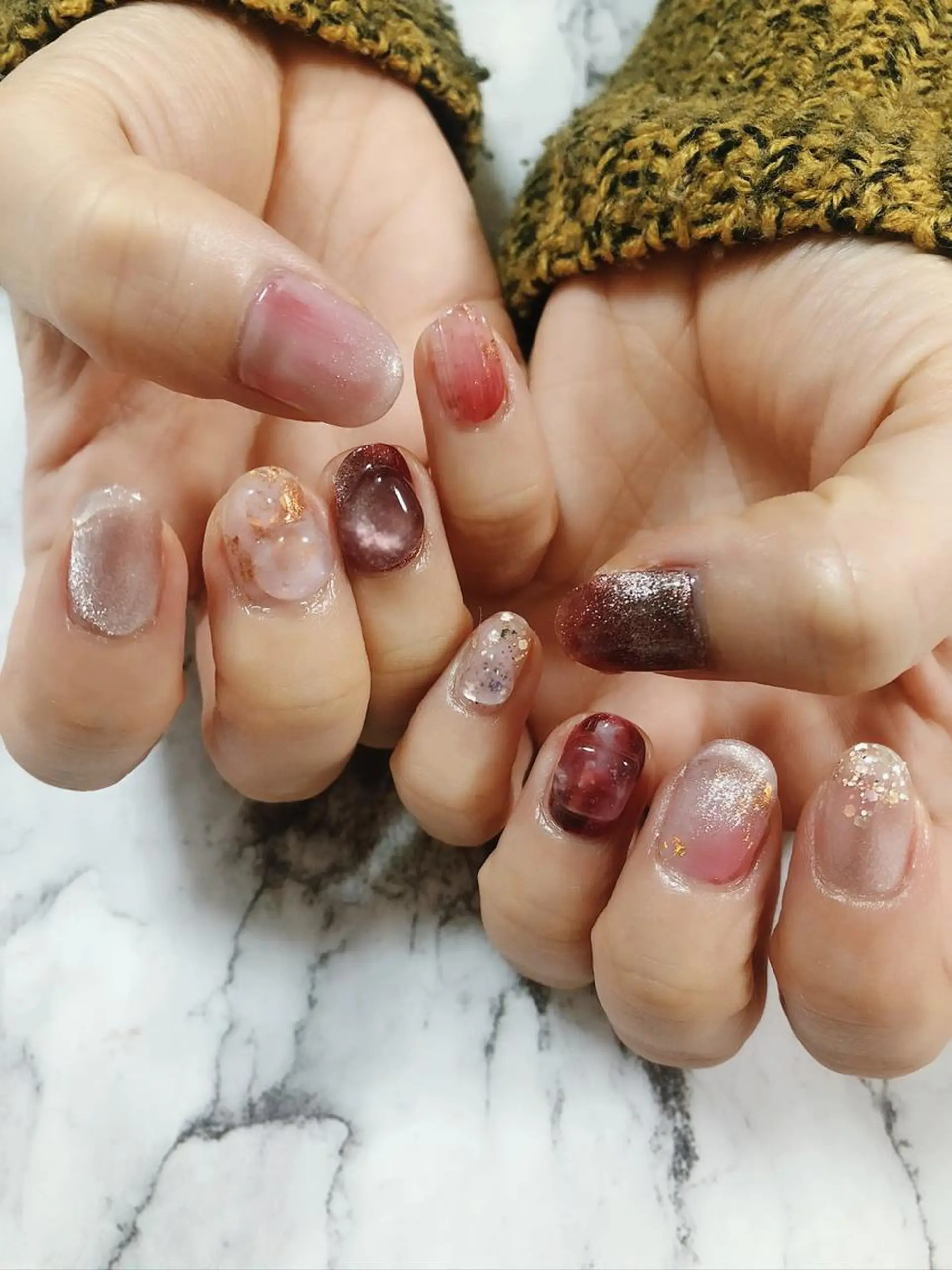 ネイル ハンドネイル 🌞💜 KAORI 🌴のネイルデザイン