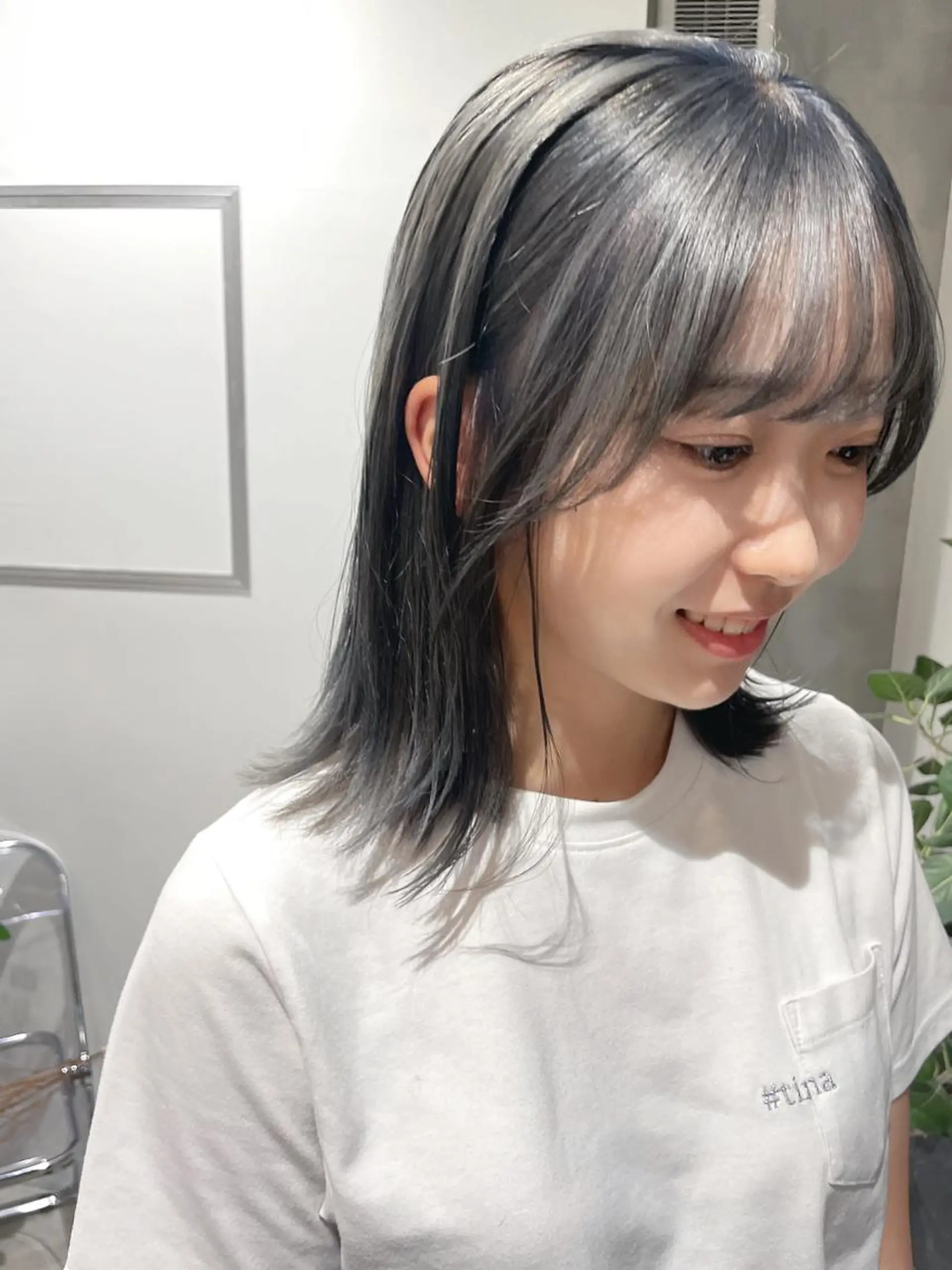 ミディアム カラー ill.所属・ill［イル］大須 ダブルカラー髪質改善のヘアスタイル