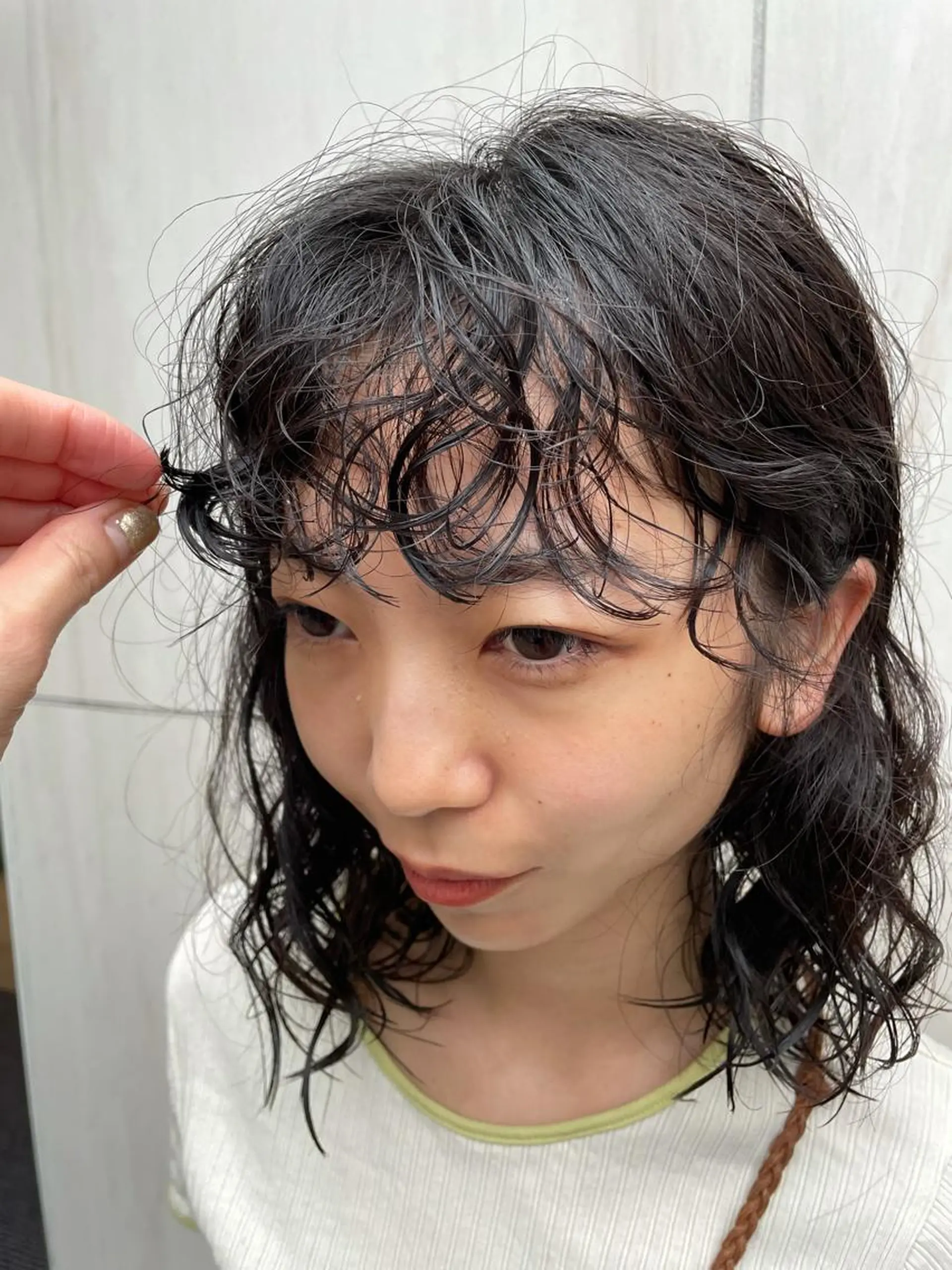 ミディアム カラー パーマ ヘアアレンジ メンズ キッズ ネイル マツエク・マツパ カット ヘアカラー トリートメント tatsumi/ボブ ウルフ/レイヤーのヘアスタイル