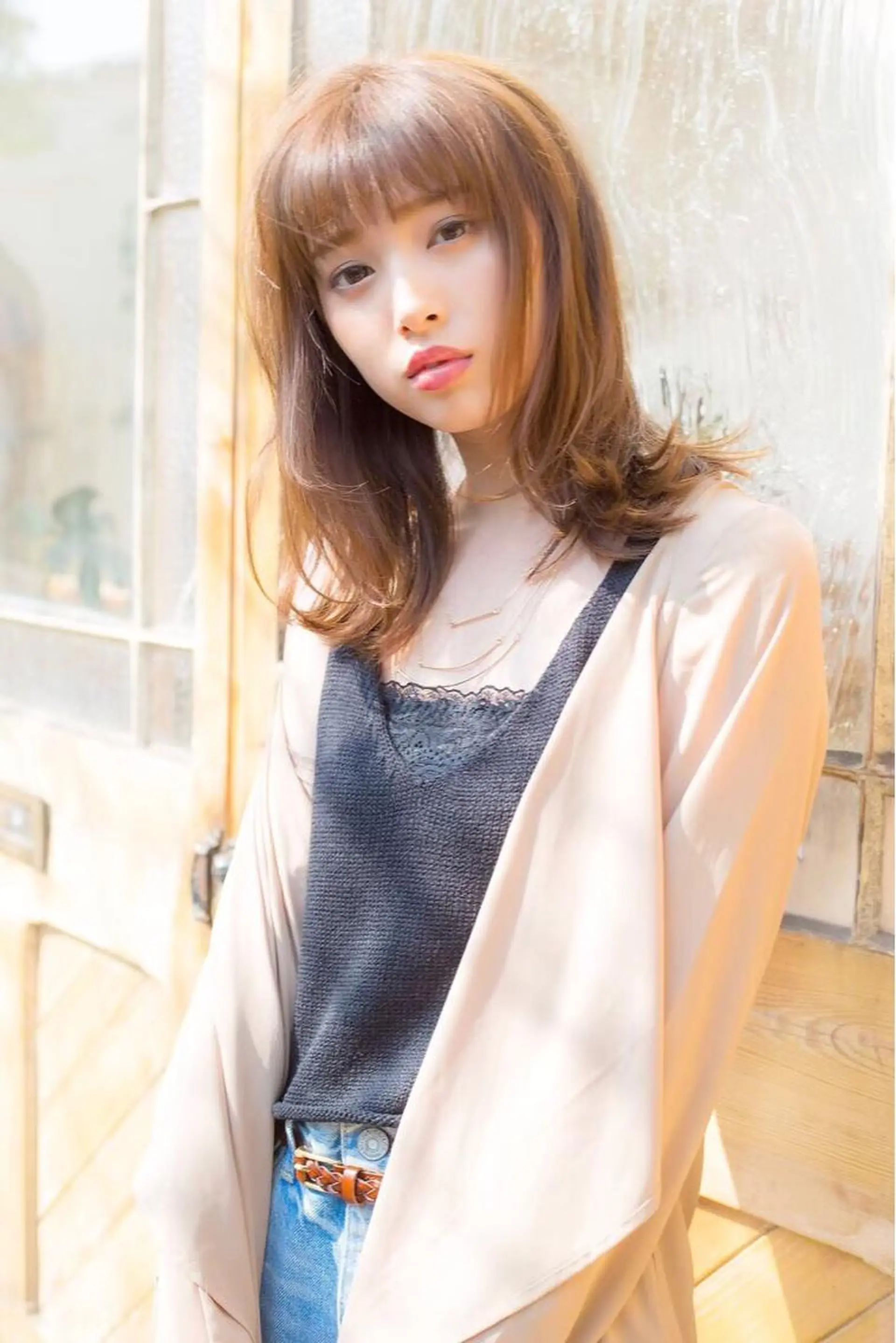 ミディアム 韓国ヘア特化型美容師 カワノマイ🇰🇷のヘアスタイル