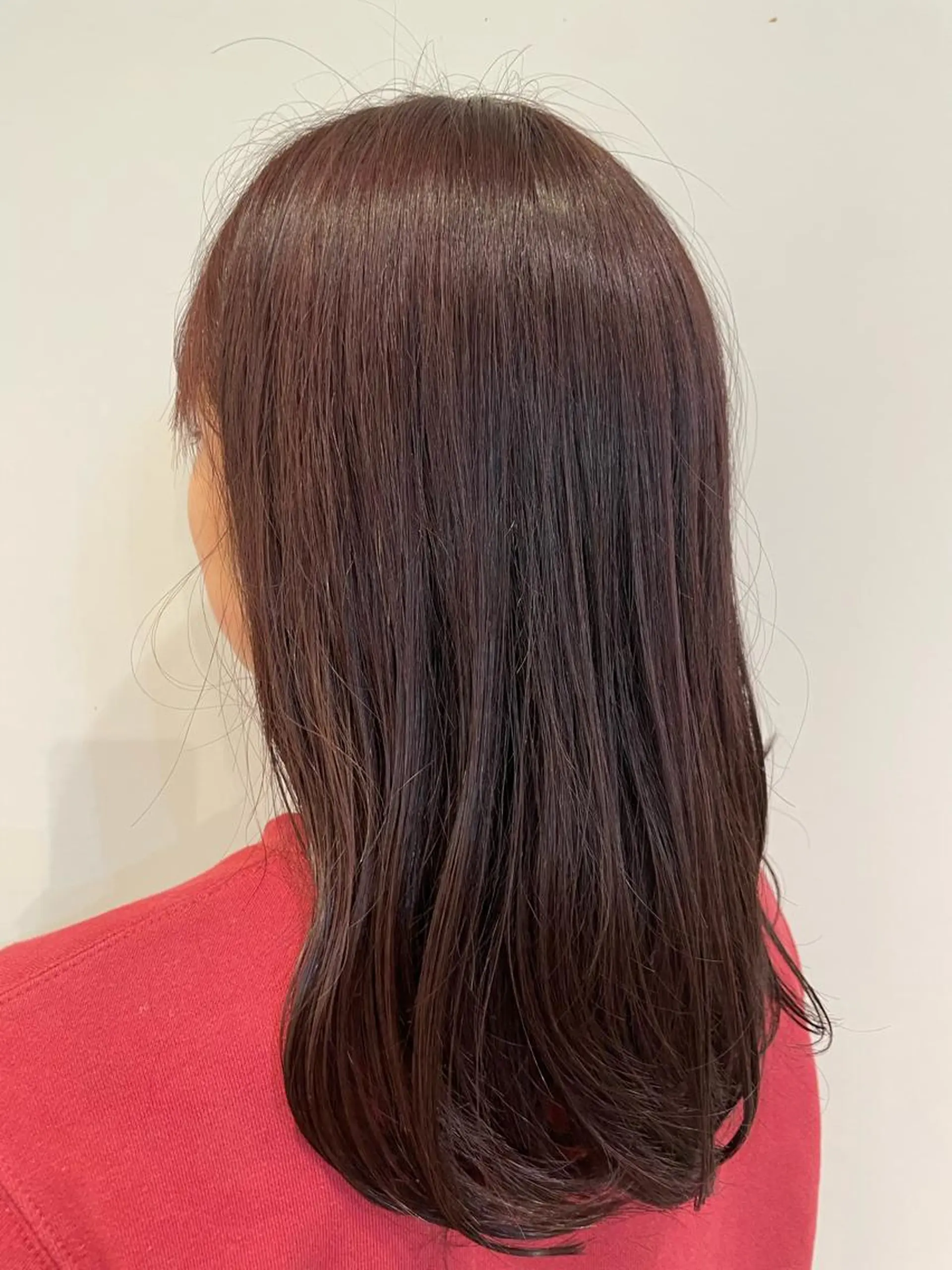 セミロング カラー イルミナカラー 学生 ヘアカラー 🦋ふくい あやの🦋のヘアスタイル