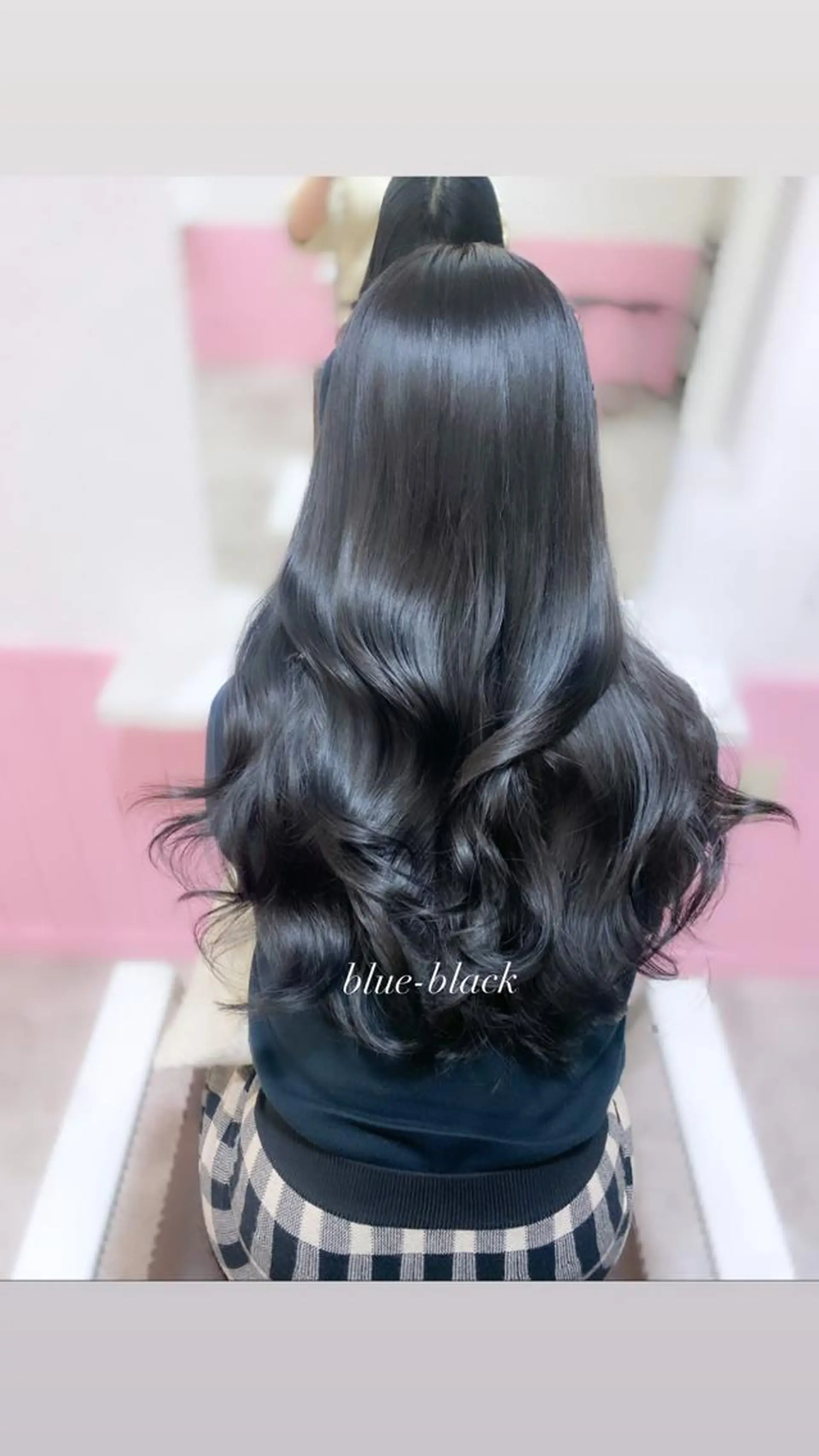 ロング カット ヘアカラー トリートメント 髪質改善韓国レイヤー SHIORI🦋のヘアスタイル