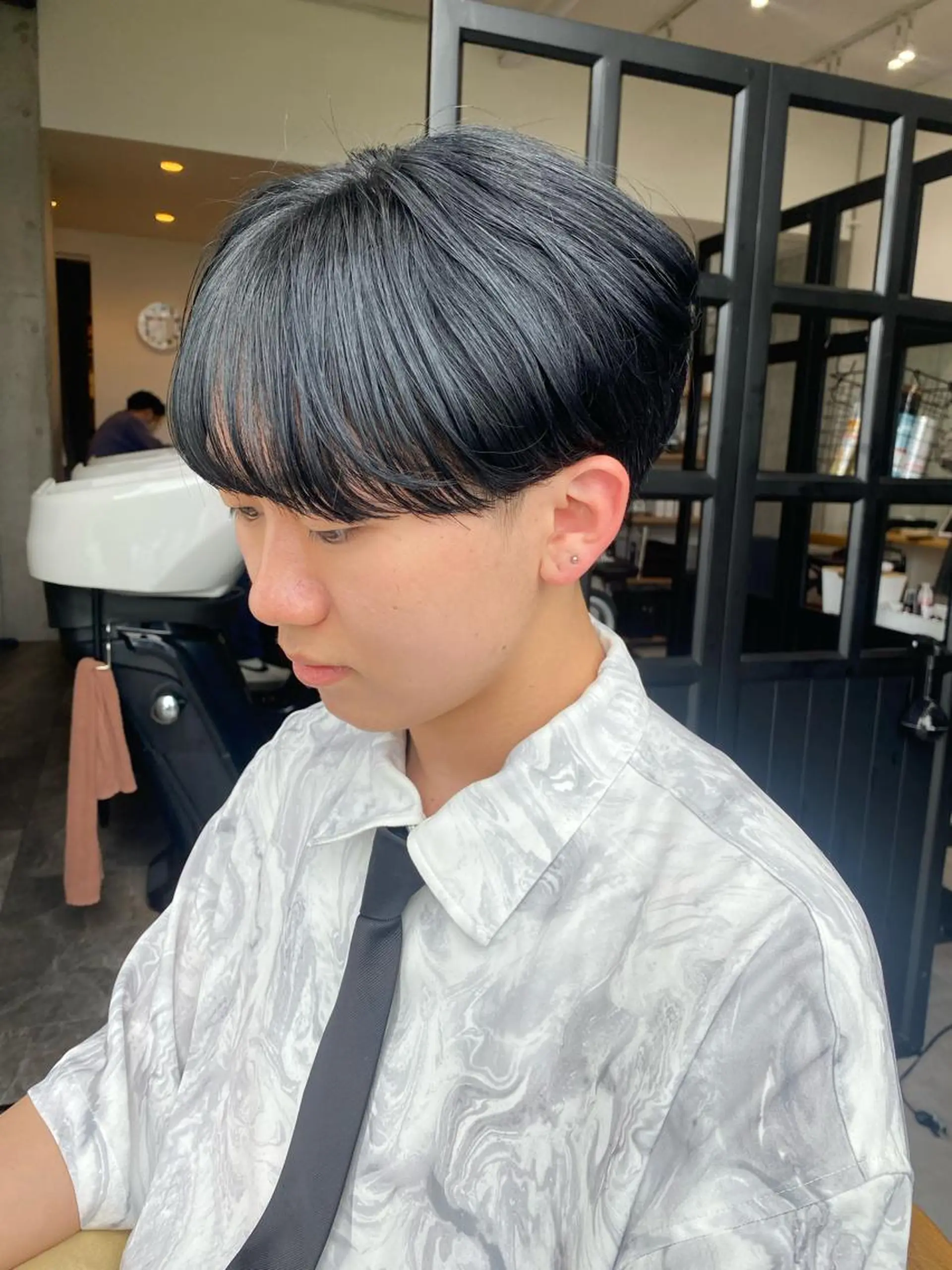 ショート カラー メンズ トリートメント Dxxxx III所属・オシャレ女性目線の 大人メンズ❁⃘*.ﾟのヘアスタイル