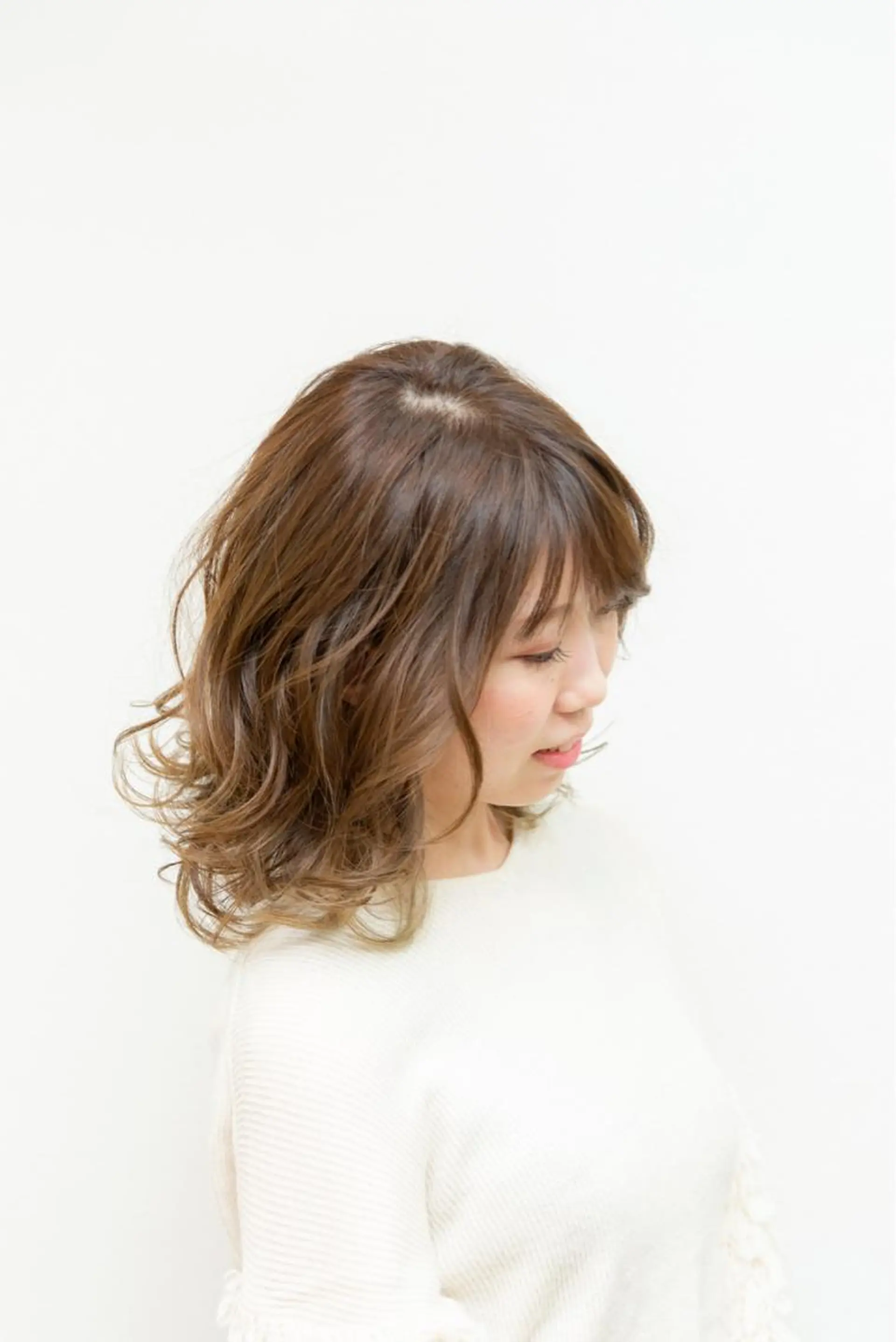 ミディアム カラー バレイヤージュ レイヤーカット 似合わせカット カット ヘアカラー トリートメント 【H.GENTIL】 TERUのその他イメージ